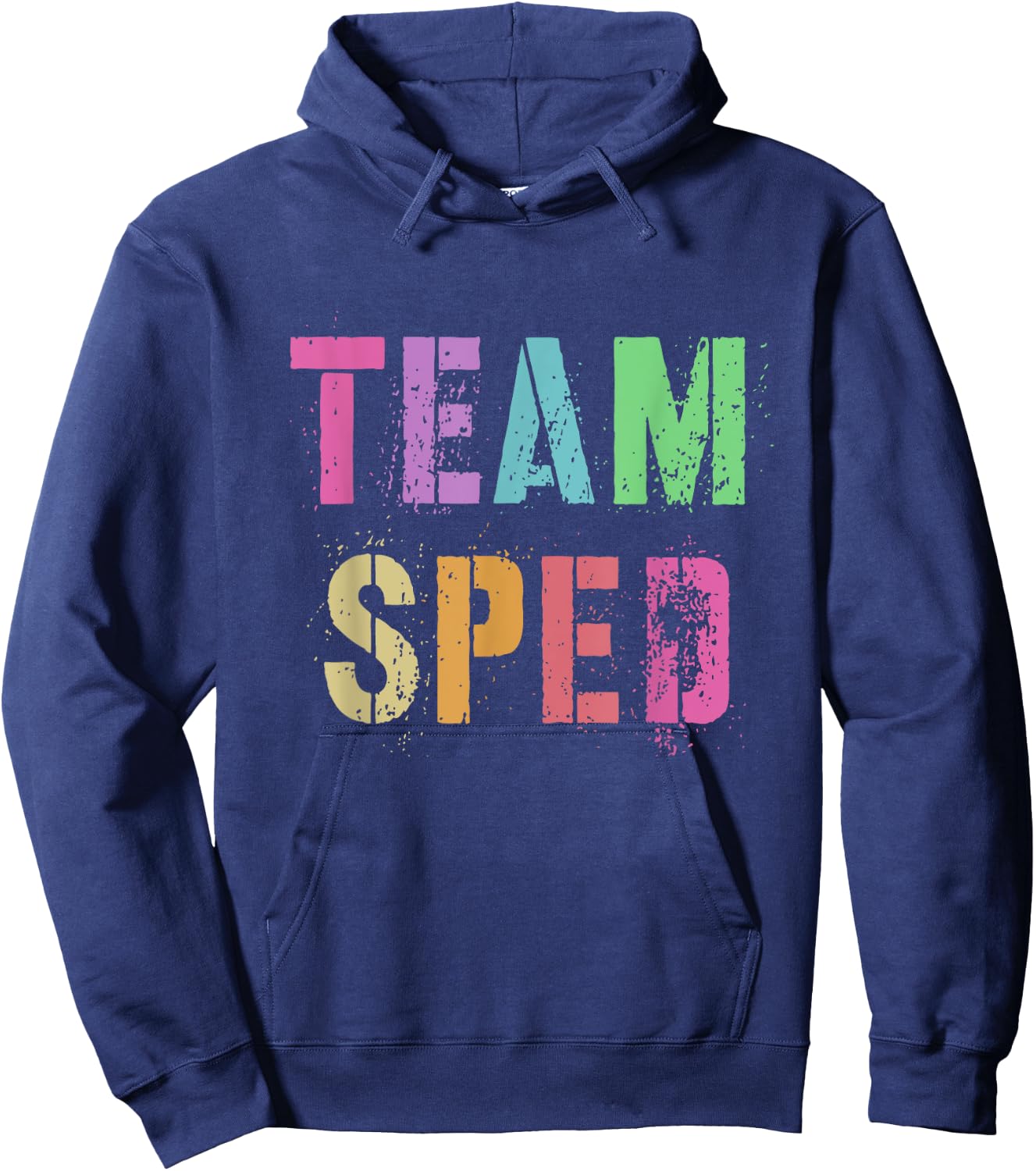 Vintage TEAM SPED Last Day of School Teacher Special Ed Crew Men Women Girls Kids Hoodie - Hoodie | Navy