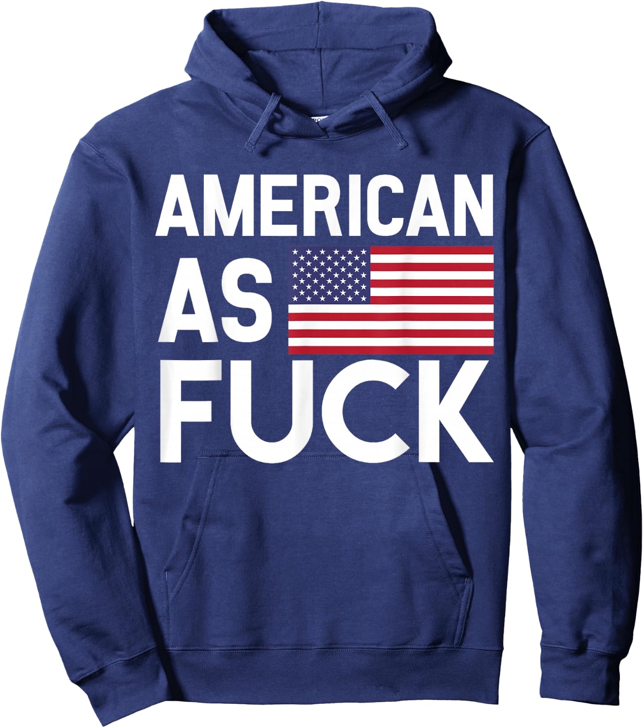 American As Fuck AF Patriot Hoodie - Hoodie | Navy