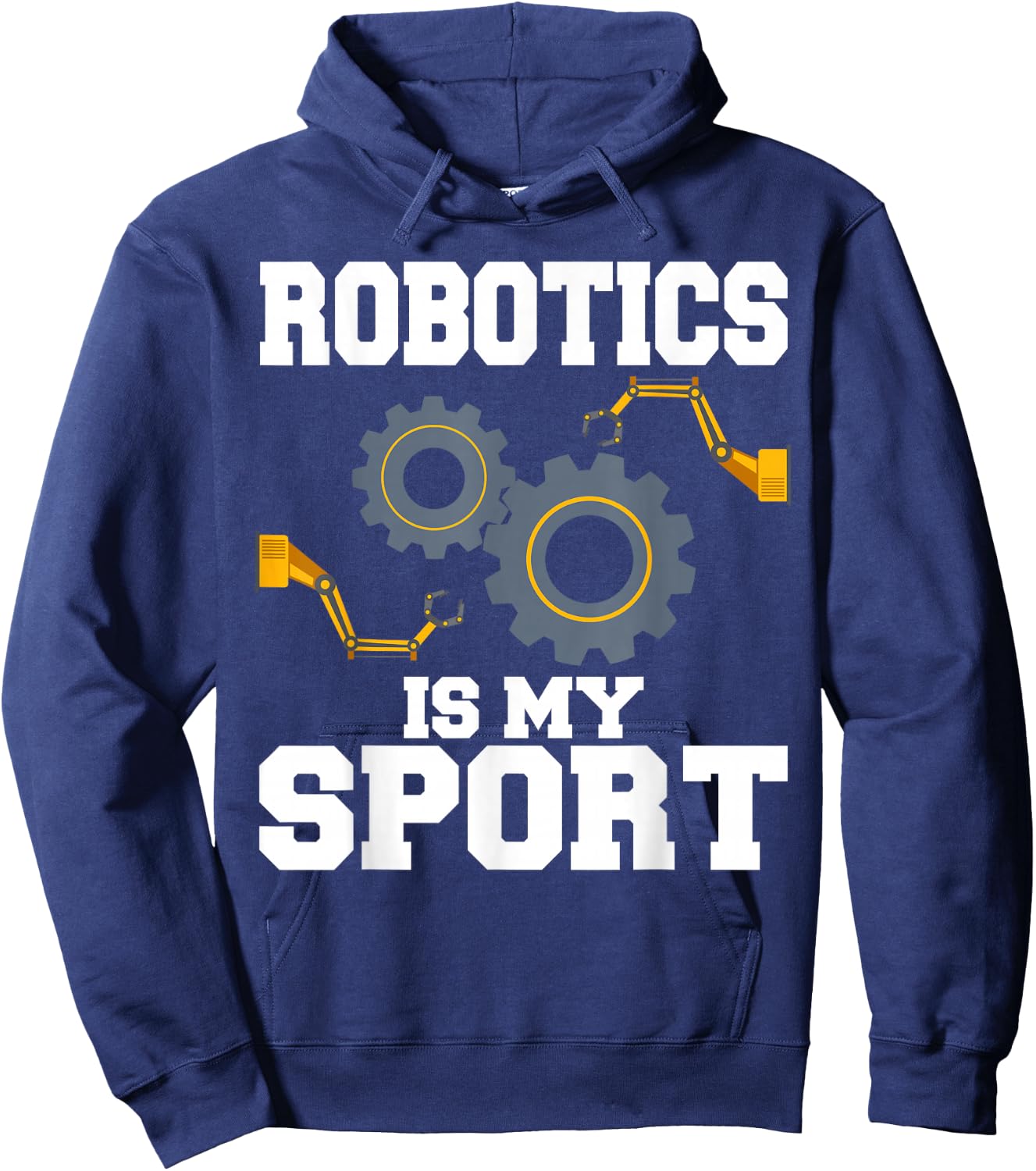 Cool Robotics Art Men Women Robot Engineering Programming Hoodie - Hoodie | Navy