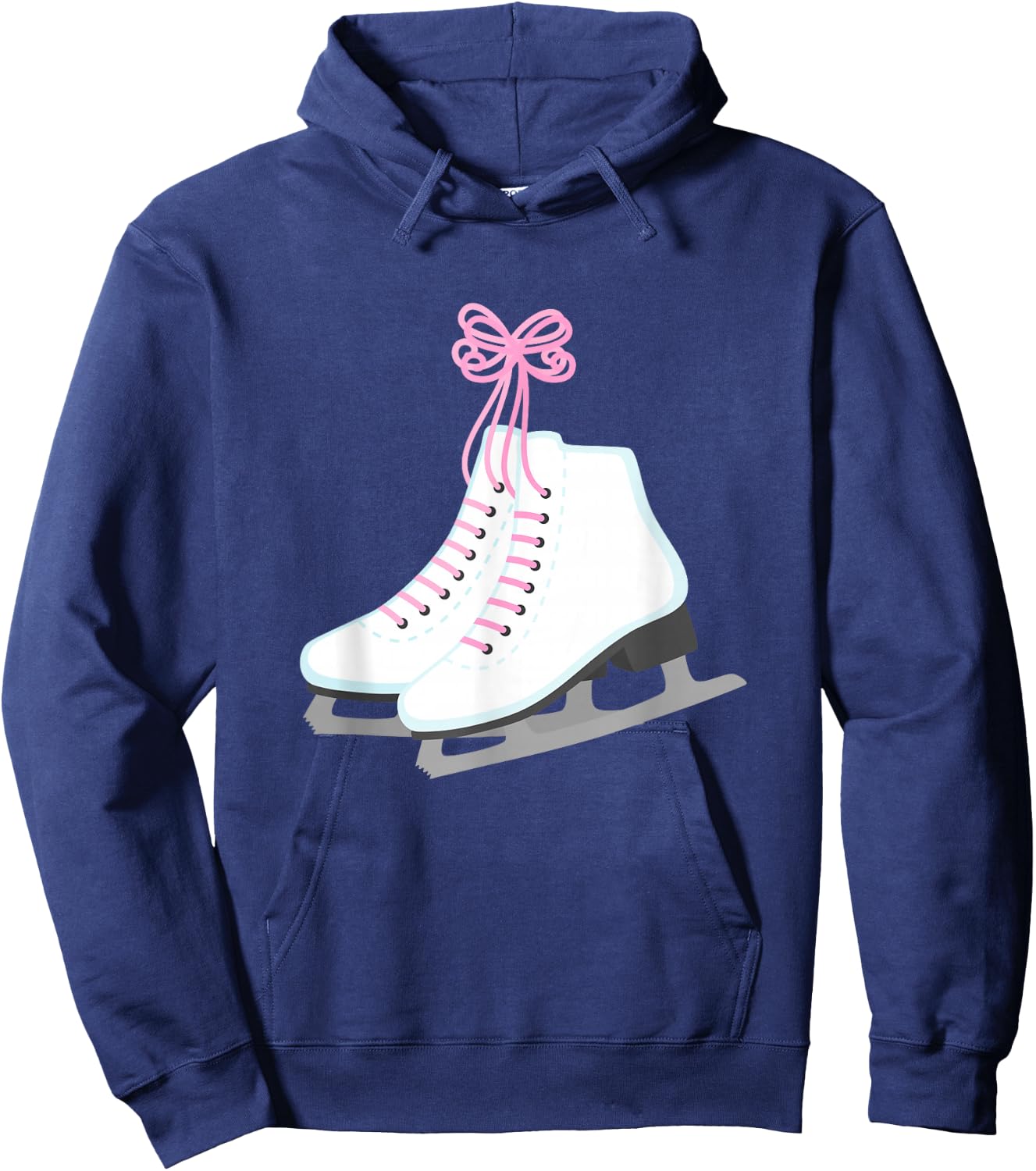 Ice Skate Figure Skating Skater Girls Teen Tween Women Coach Hoodie - Hoodie | Navy