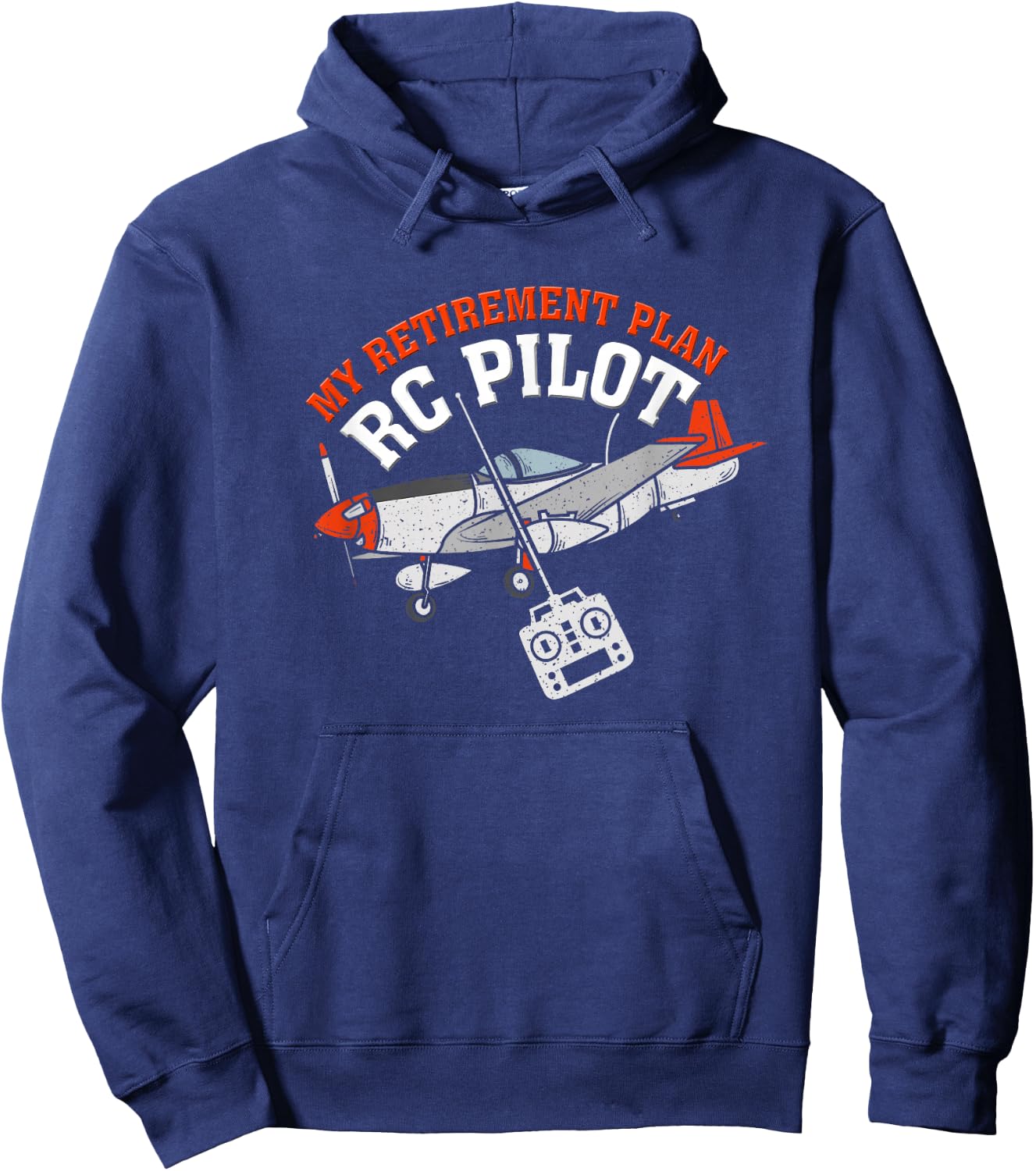 RC Pilot Model Flight | Retired and Modeler | Flight Models Hoodie - Hoodie | Navy