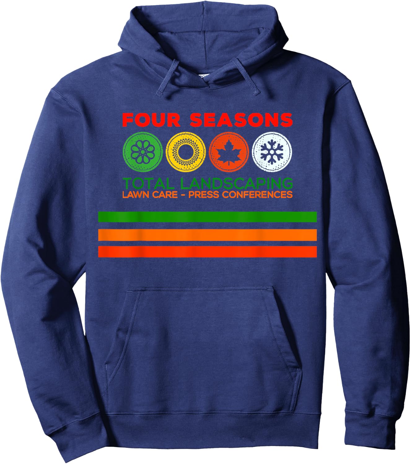 Four Season Total Landscaping - Graphic Hoodie - Hoodie | Navy
