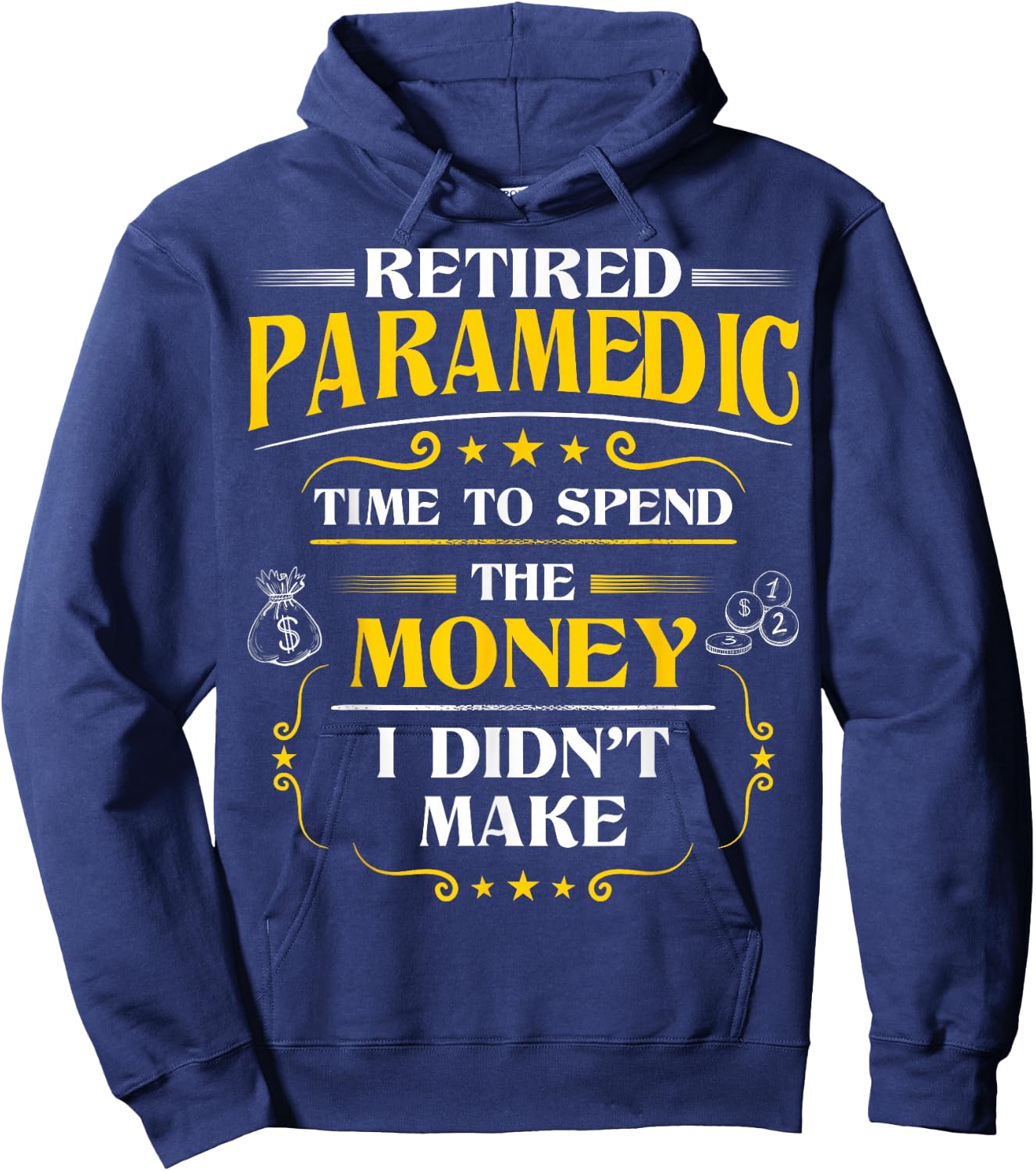 Retired Paramedic Gift Paramedics Retirement Hoodie - Hoodie | Navy