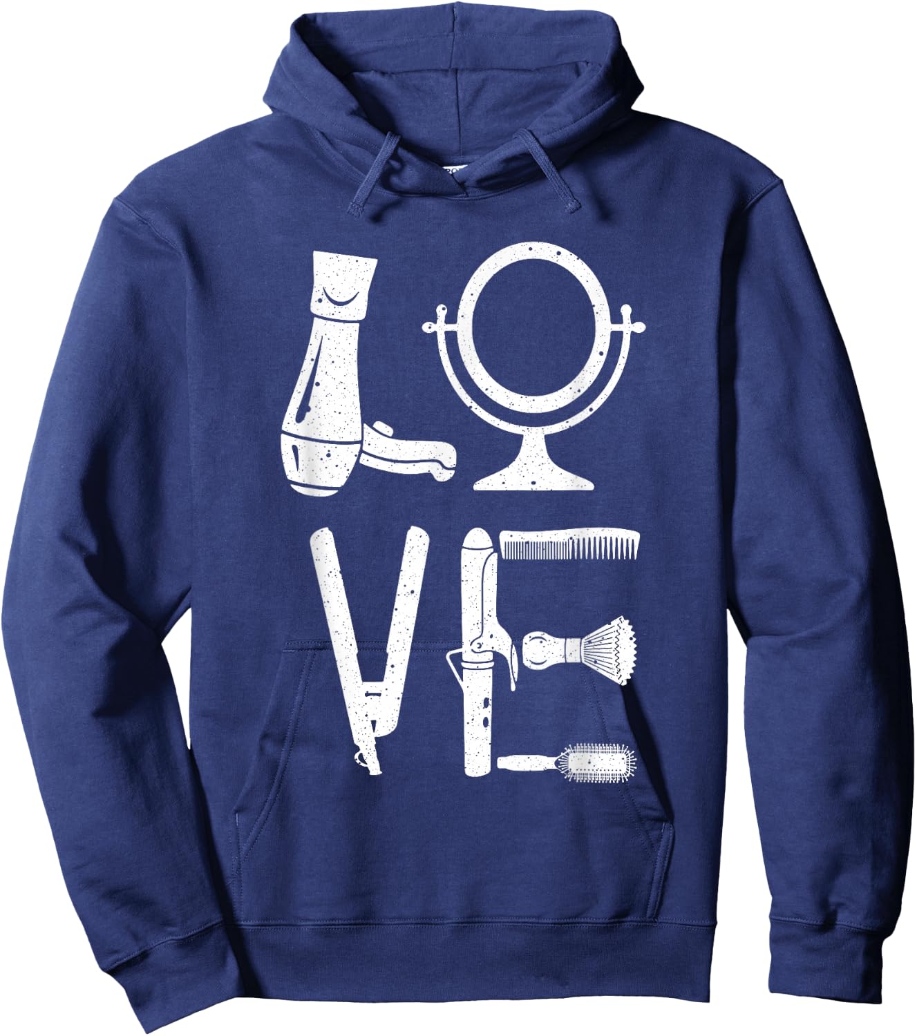 Cool Hairdresser Women Beautician Cosmetology Barber Hoodie - Hoodie | Navy