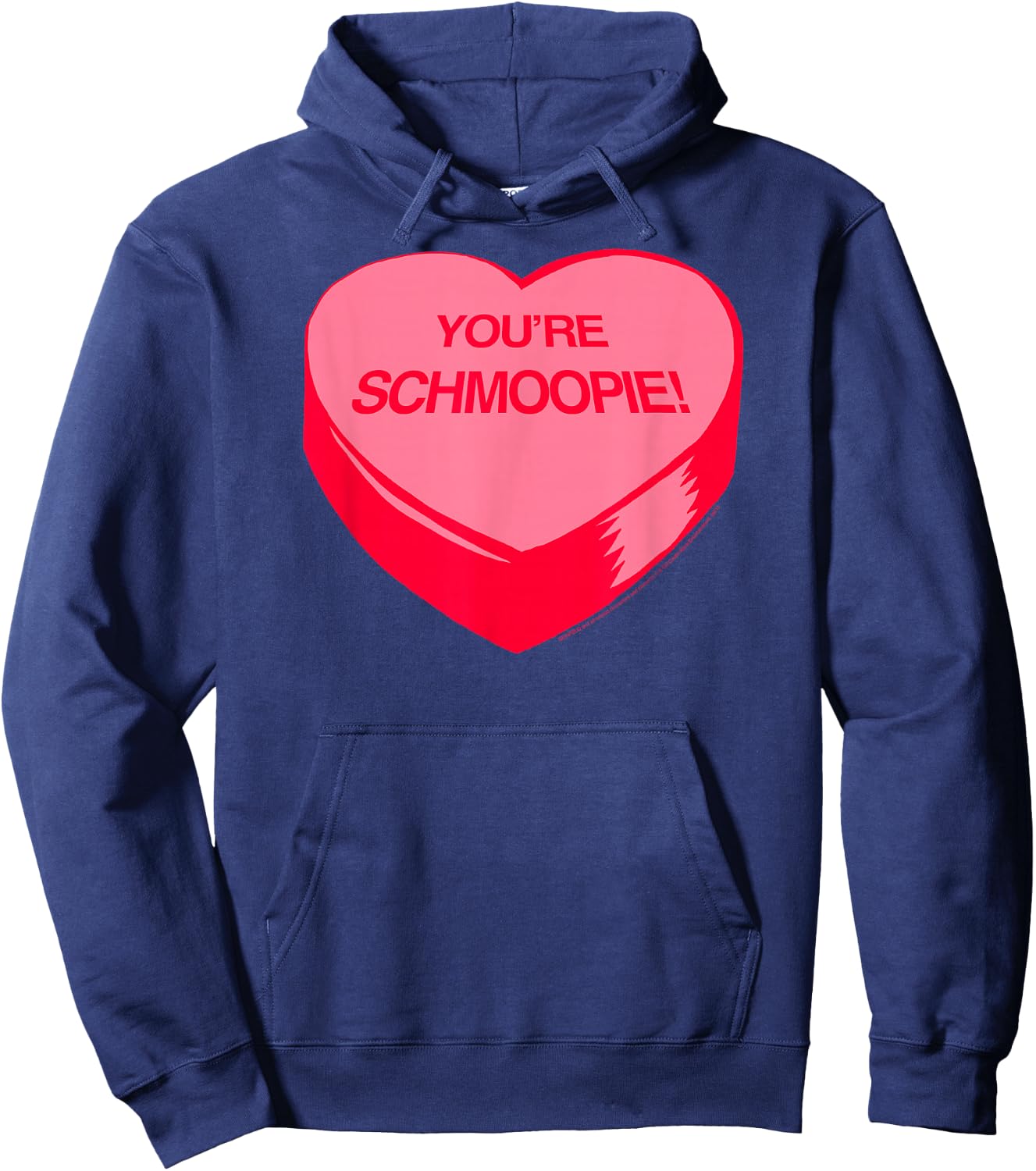 Seinfeld You're Schmoopie! Valentine's Day Heart 90's Show Hoodie - Hoodie | Navy