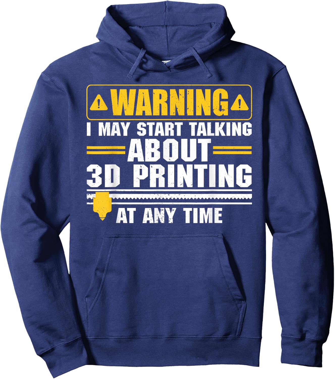 Funny 3D Printer Art Women 3D Printing Worker Lover Hoodie - Hoodie | Navy