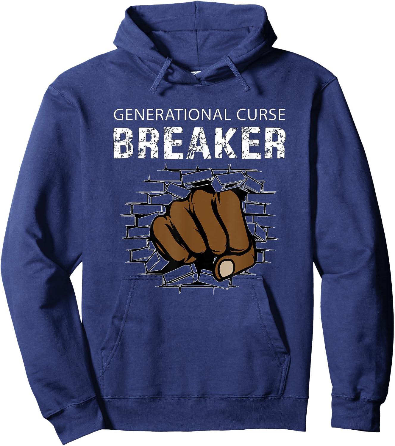 Generational Curse Breaker V2 - Motivational Gifts Hoodie - Hoodie | Navy