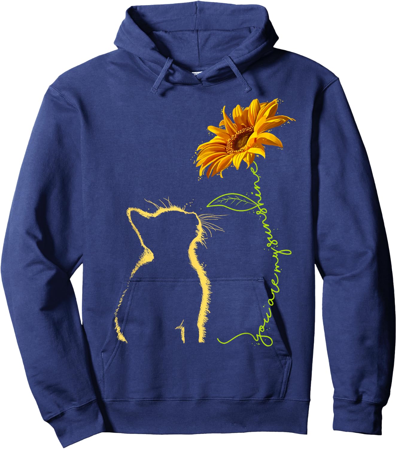 Cat You Are My Sunshine - Cats Gift Hoodie - Hoodie | Navy