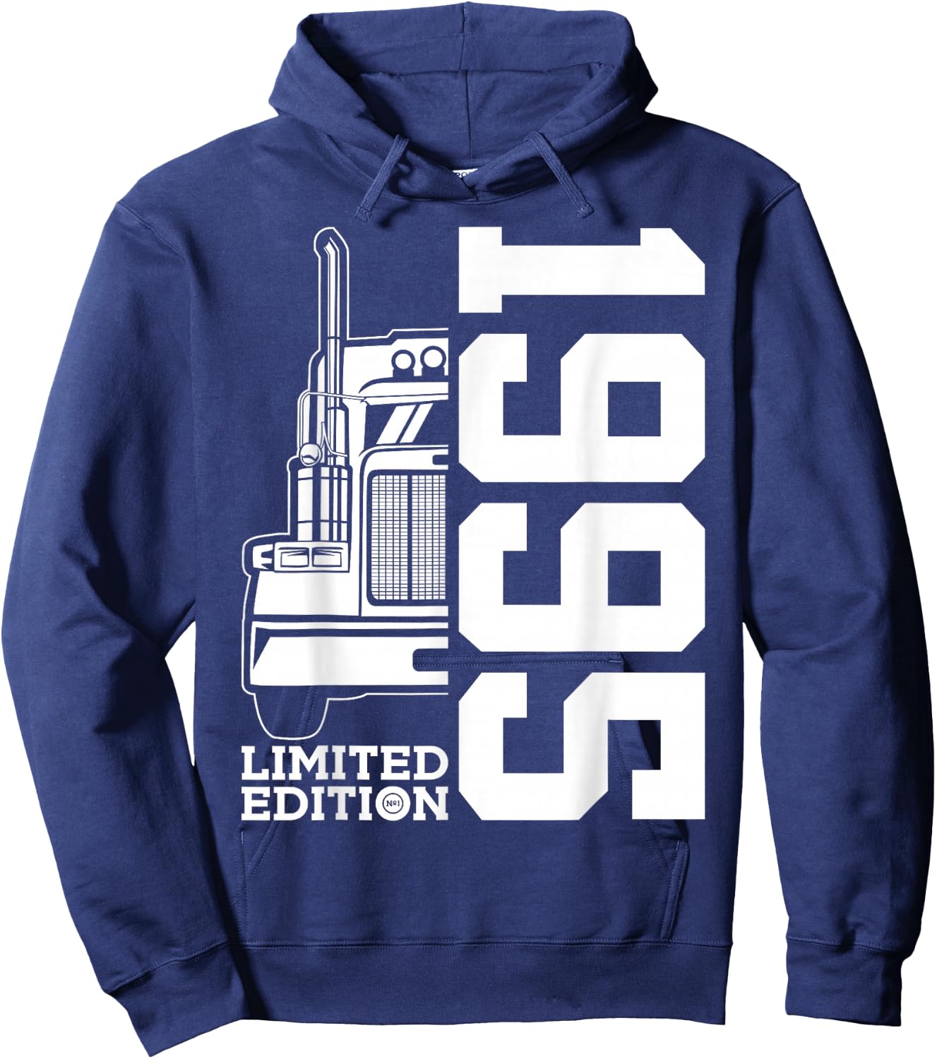 31 Years Trucker 1995 Trucker Driver 31st Birthday Hoodie - Hoodie | Navy