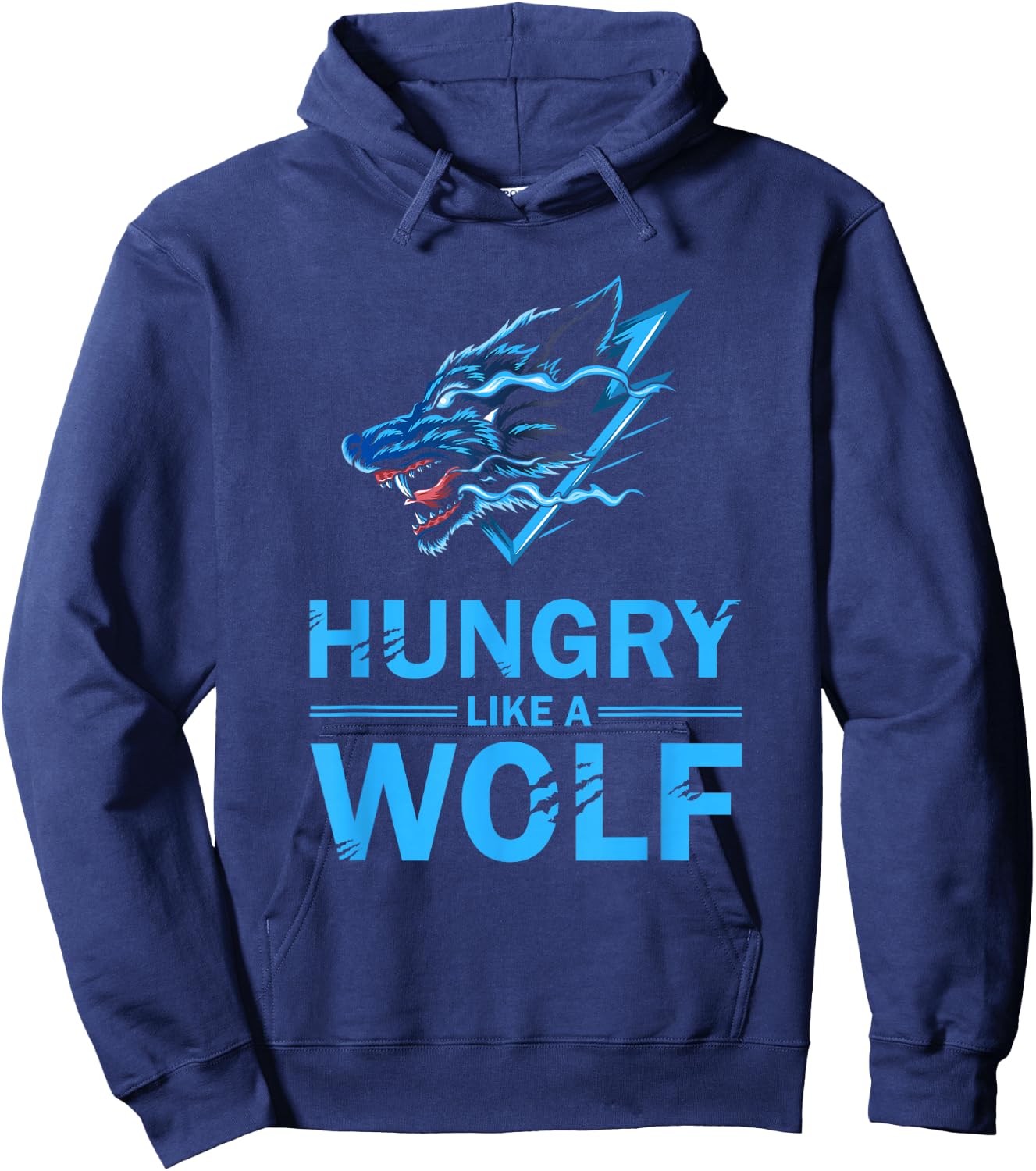 Wolf Predator - Wilderness Wolves Wolf Hoodie - Hoodie | Navy