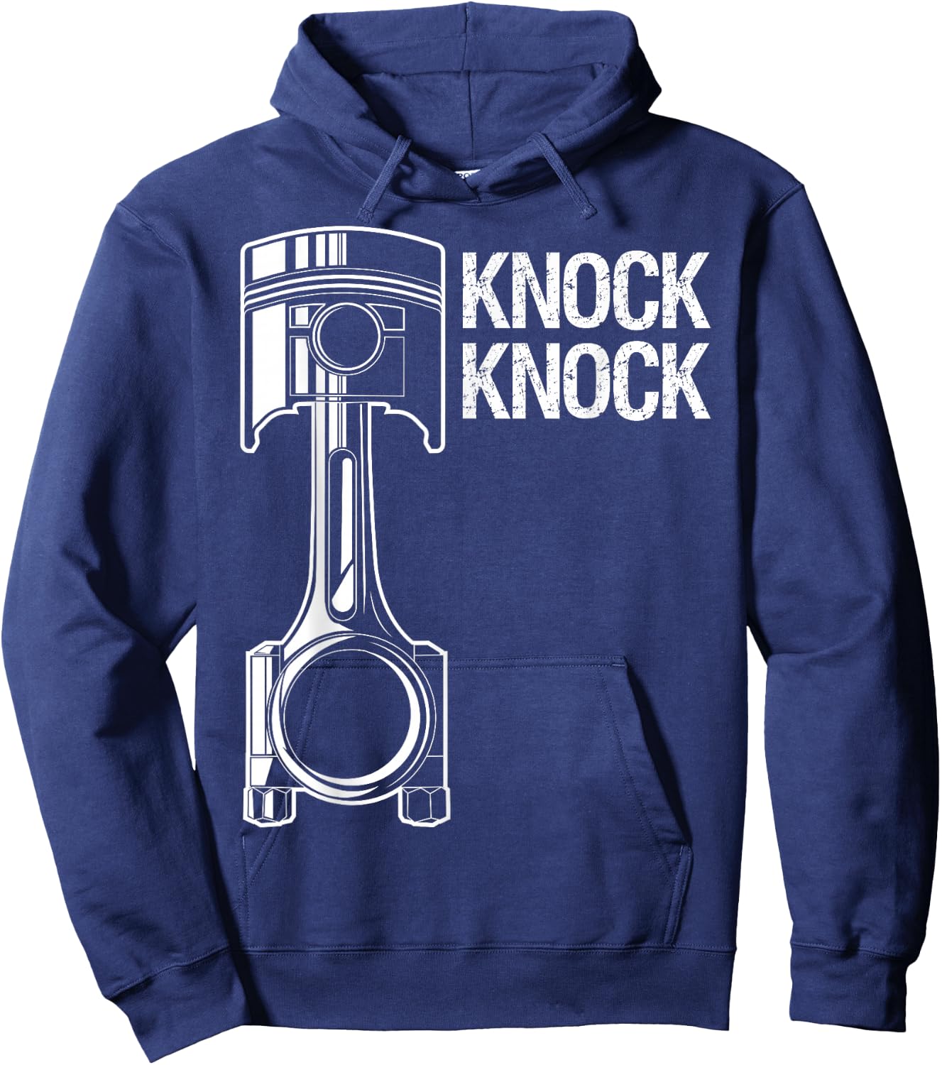 Funny Mechanic Knock Knock Car Lover T Shirt Gift Hoodie - Hoodie | Navy