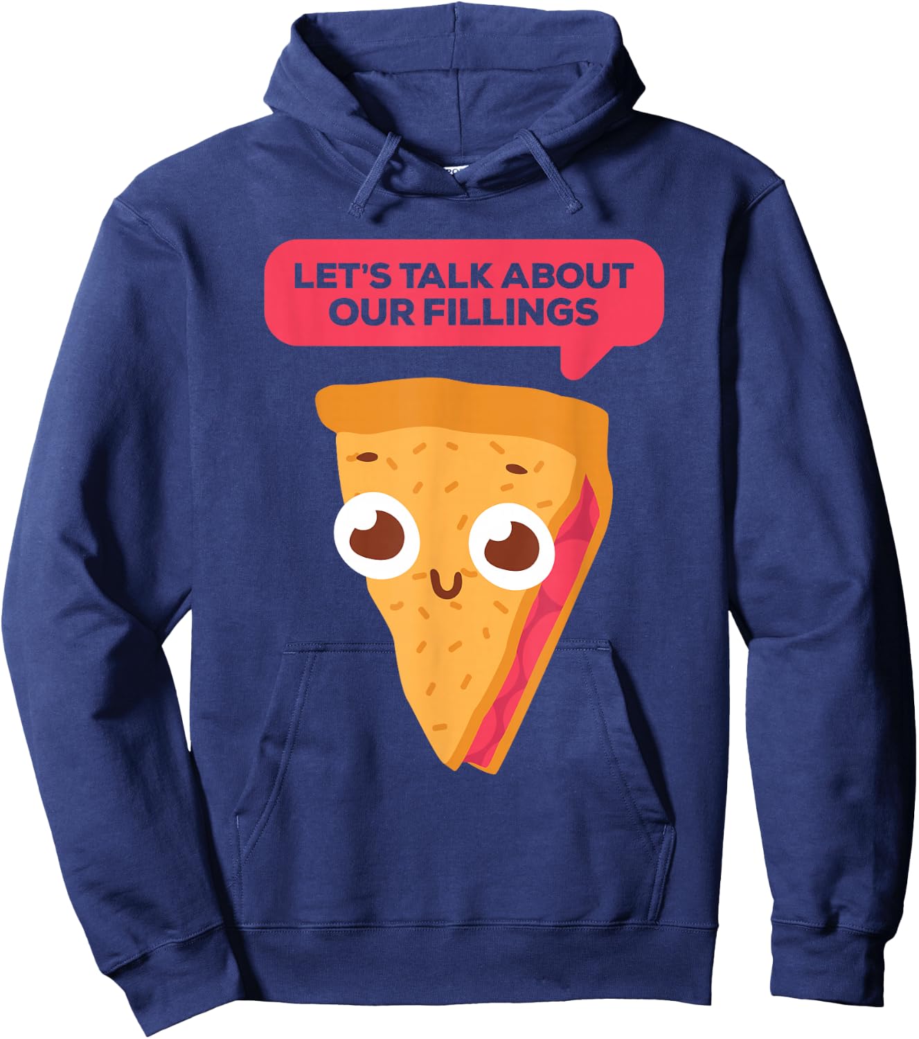 Let's Talk About Our Fillings Pie Baker Funny Baking Hoodie - Hoodie | Navy