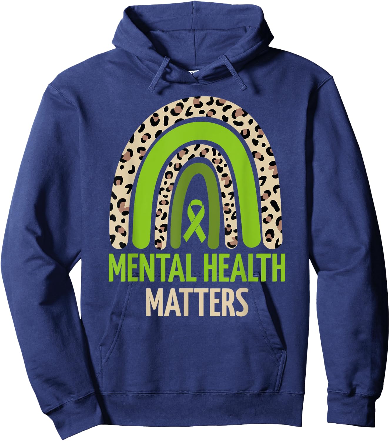 Mental Health Matters Men Women Kids Mental Health Awareness Hoodie - Hoodie | Navy