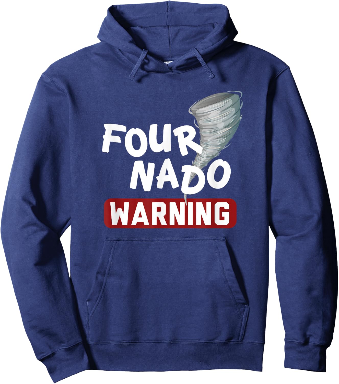 FourNADO tornado watcher chaser birthday t shirt Hoodie - Hoodie | Navy