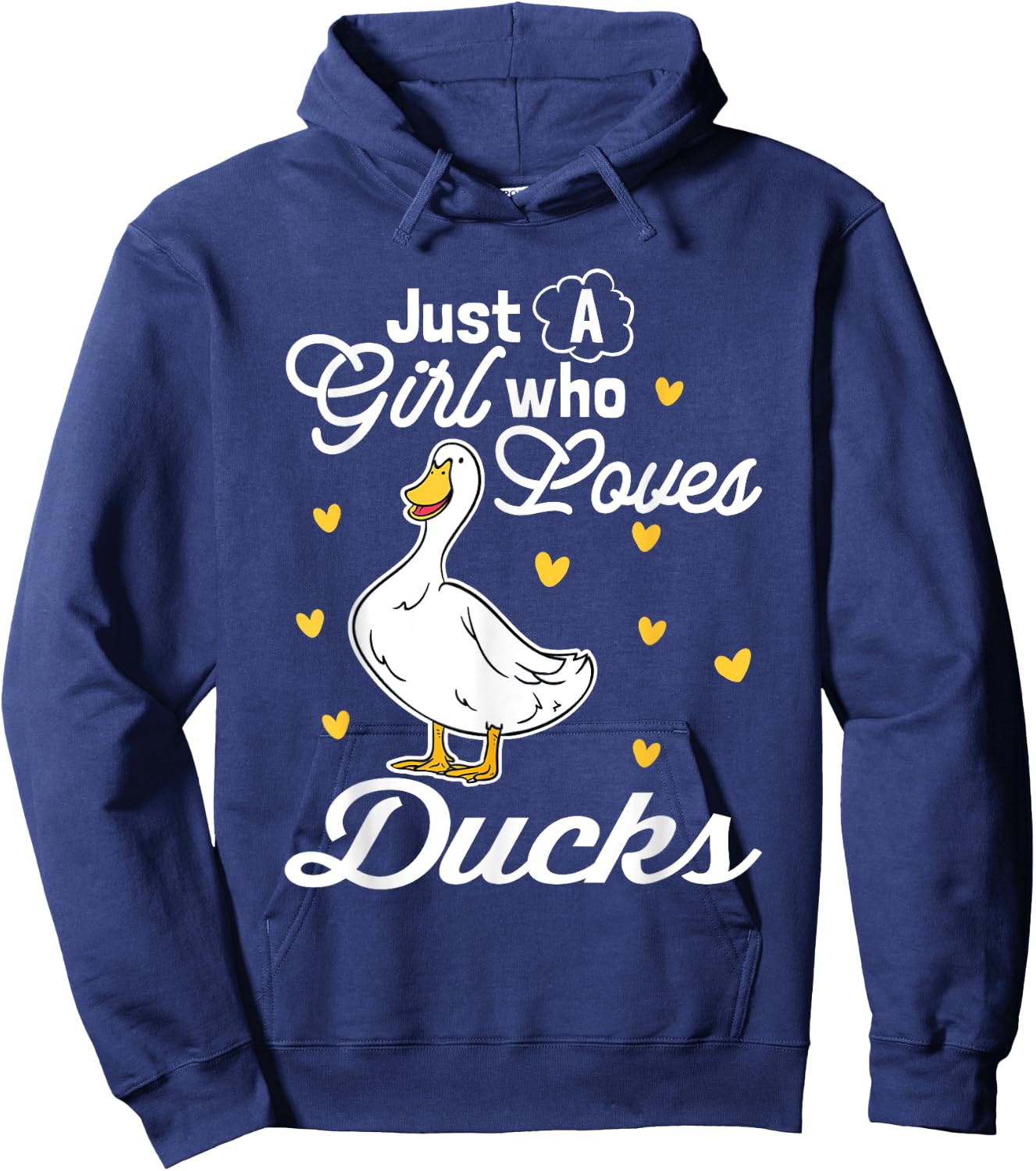 Just A Girl Who Loves Ducks Hoodie - Hoodie | Navy