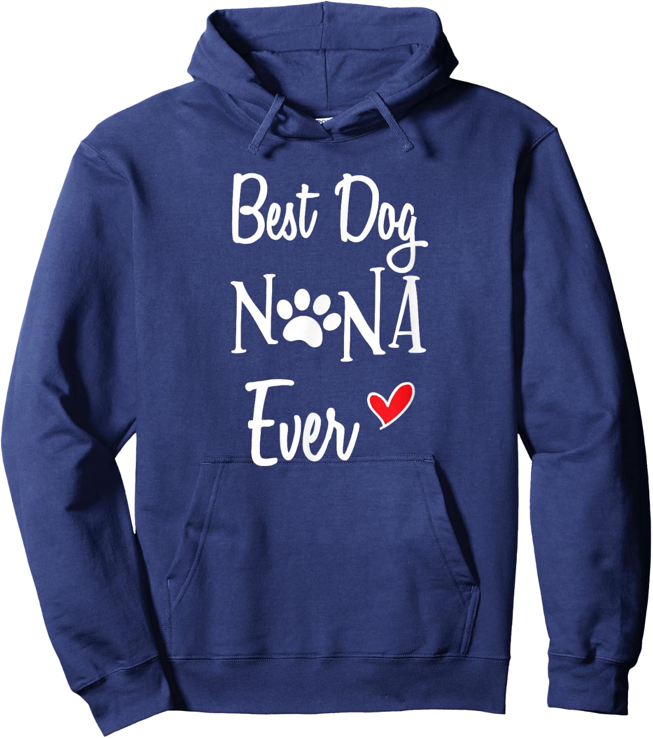 Cute Best Dog Nana Ever Shirt Dog Grandma Dog Nana Gift Hoodie - Hoodie | Navy