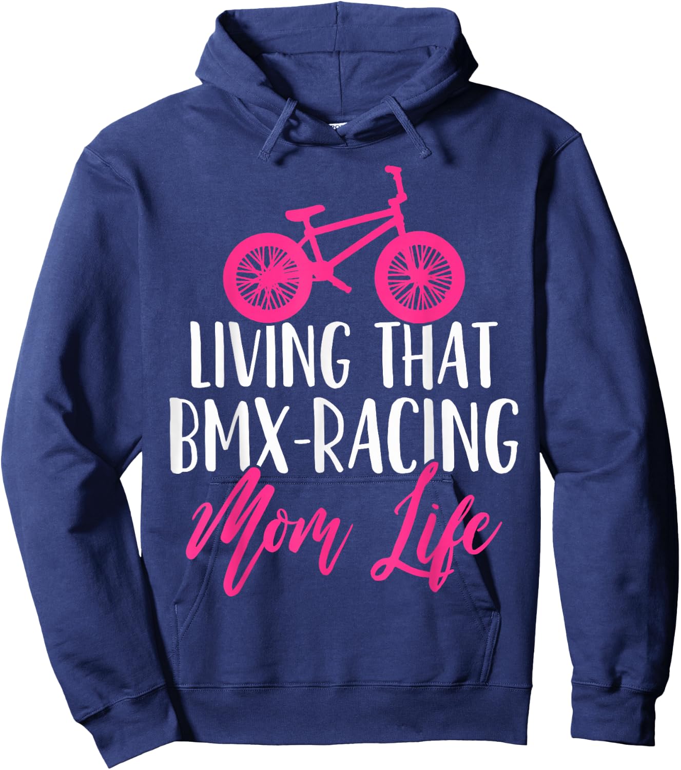 BMX Mom BMX Racing Mother's Day Hoodie - Hoodie | Navy