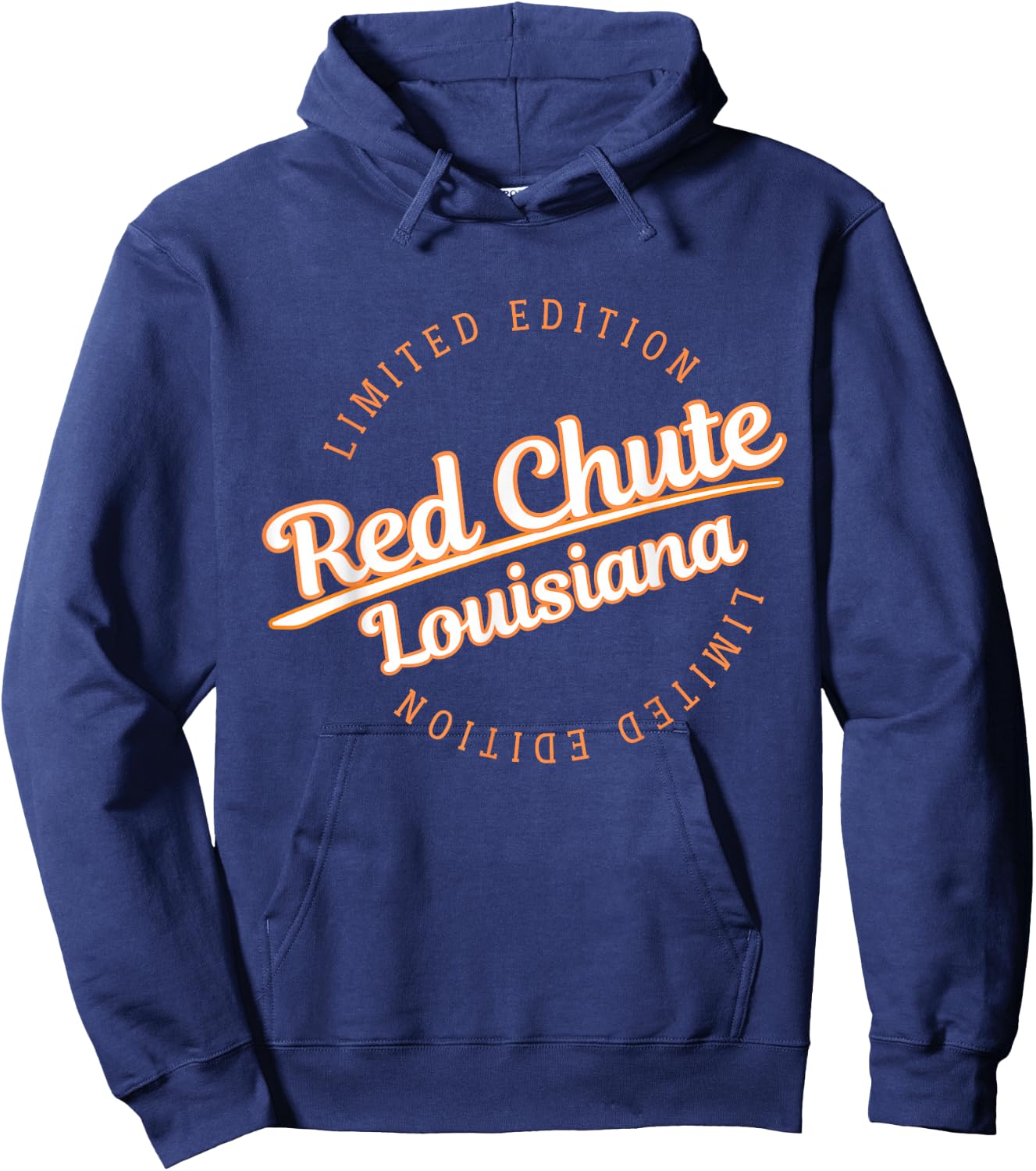 Retro Athletic Red Chute LA Apparel Hoodie - Hoodie | Navy