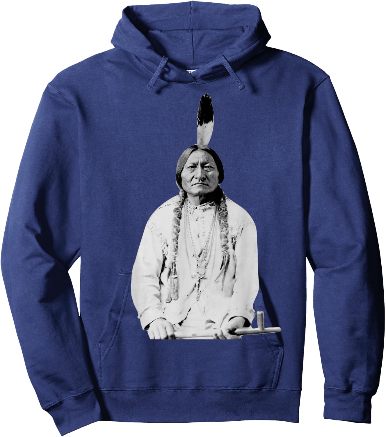 Sitting Bull Native American Indian Chief Lakota Sioux Gift Hoodie - Hoodie | Navy