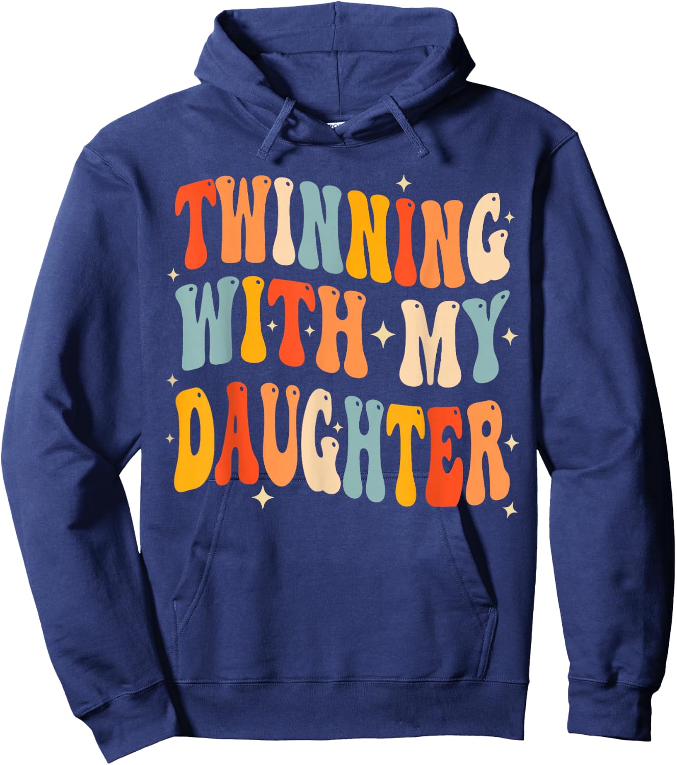 Twinning with My Daughter Mom Twin Matching Mom and Daughter Hoodie - Hoodie | Navy