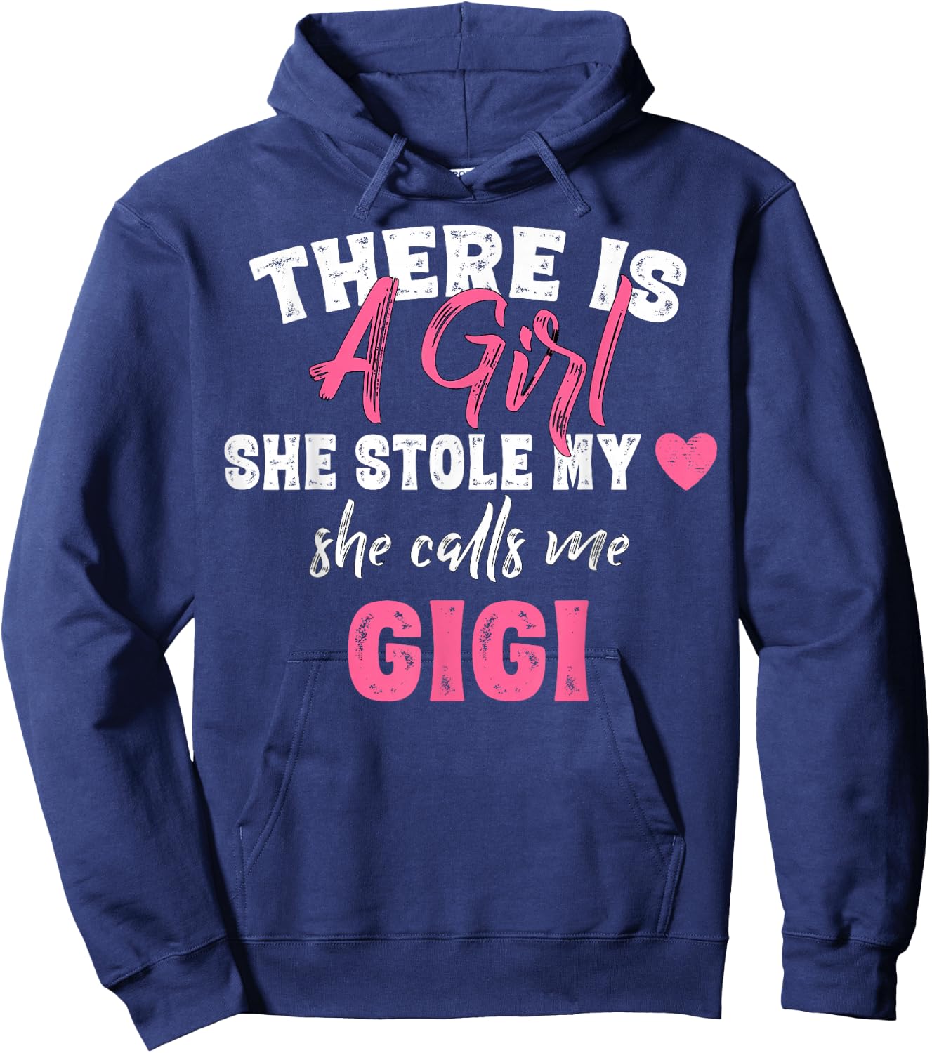 Grandma Gifts Shirts, She Calls Me Gigi Saying Hoodie - Hoodie | Navy