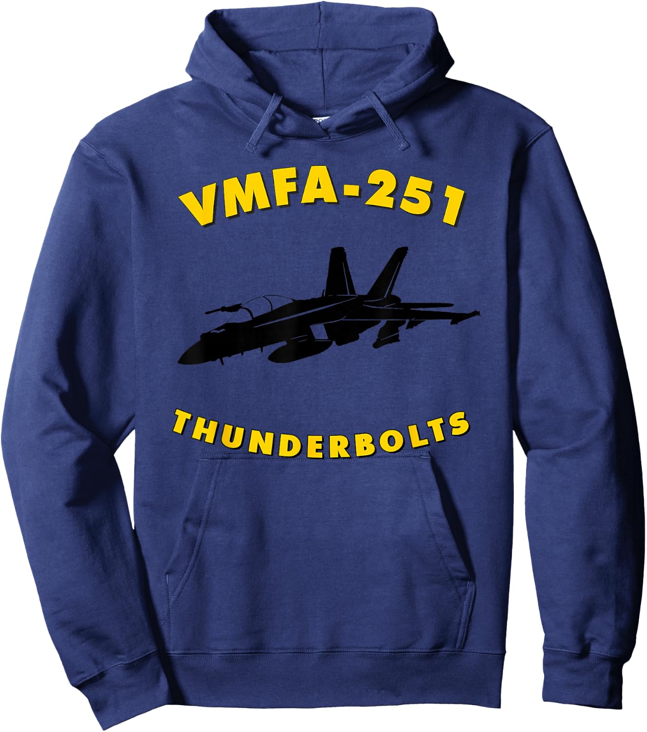 VMFA-251 Fighter Attack Squadron F/A-18 Hornet Jet Hoodie - Hoodie | Navy