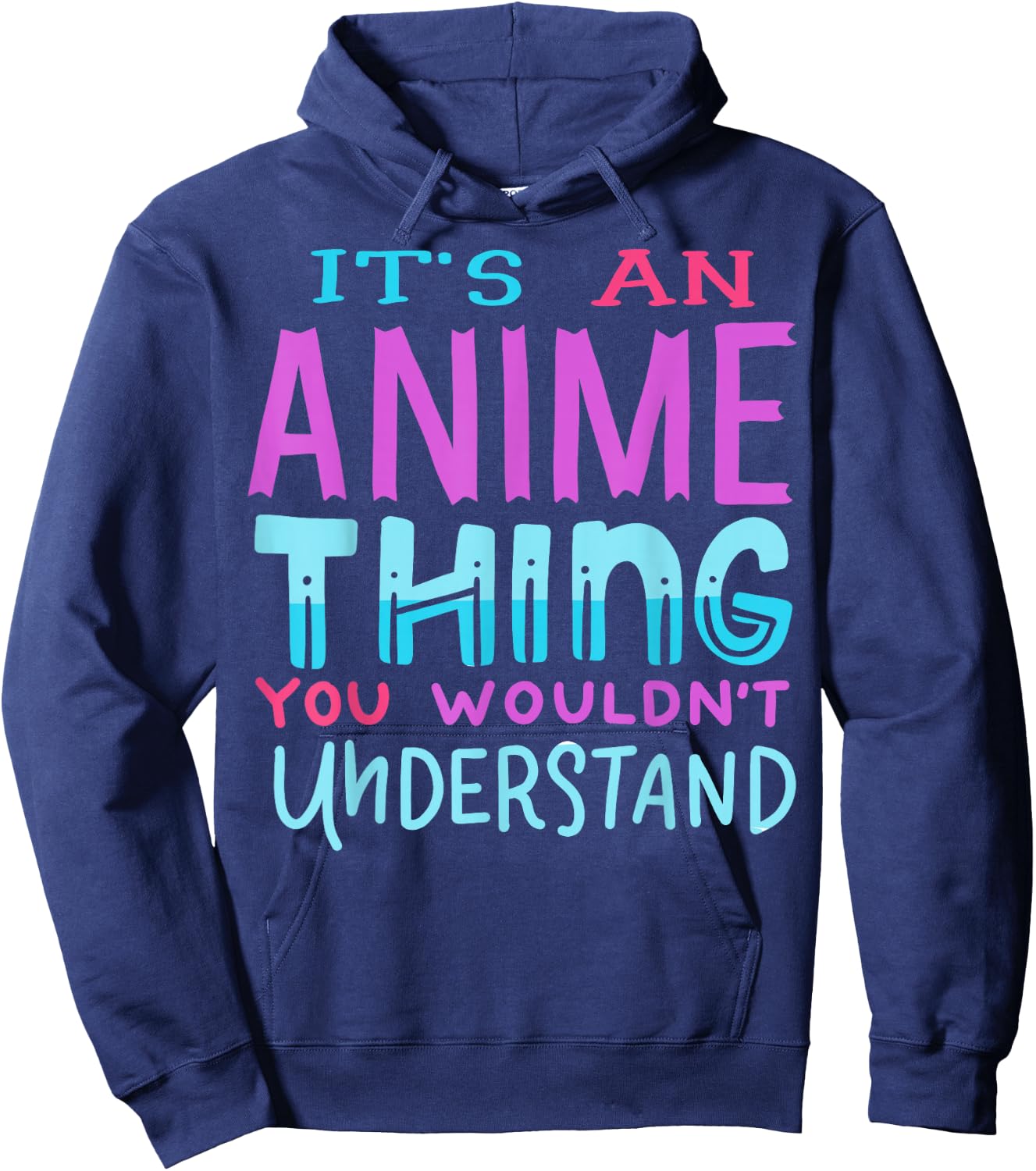 Anime Gift Hoodie - Hoodie | Navy