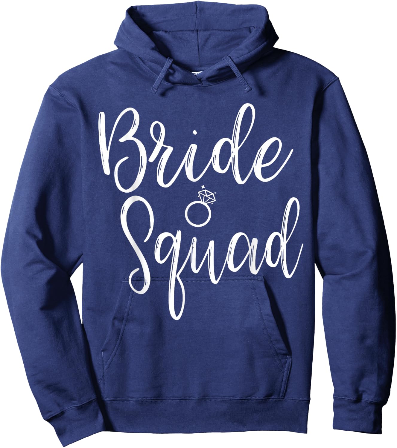 Bride Squad Bachelorette Party Bridesmaid Bridal Shower Hoodie - Hoodie | Navy
