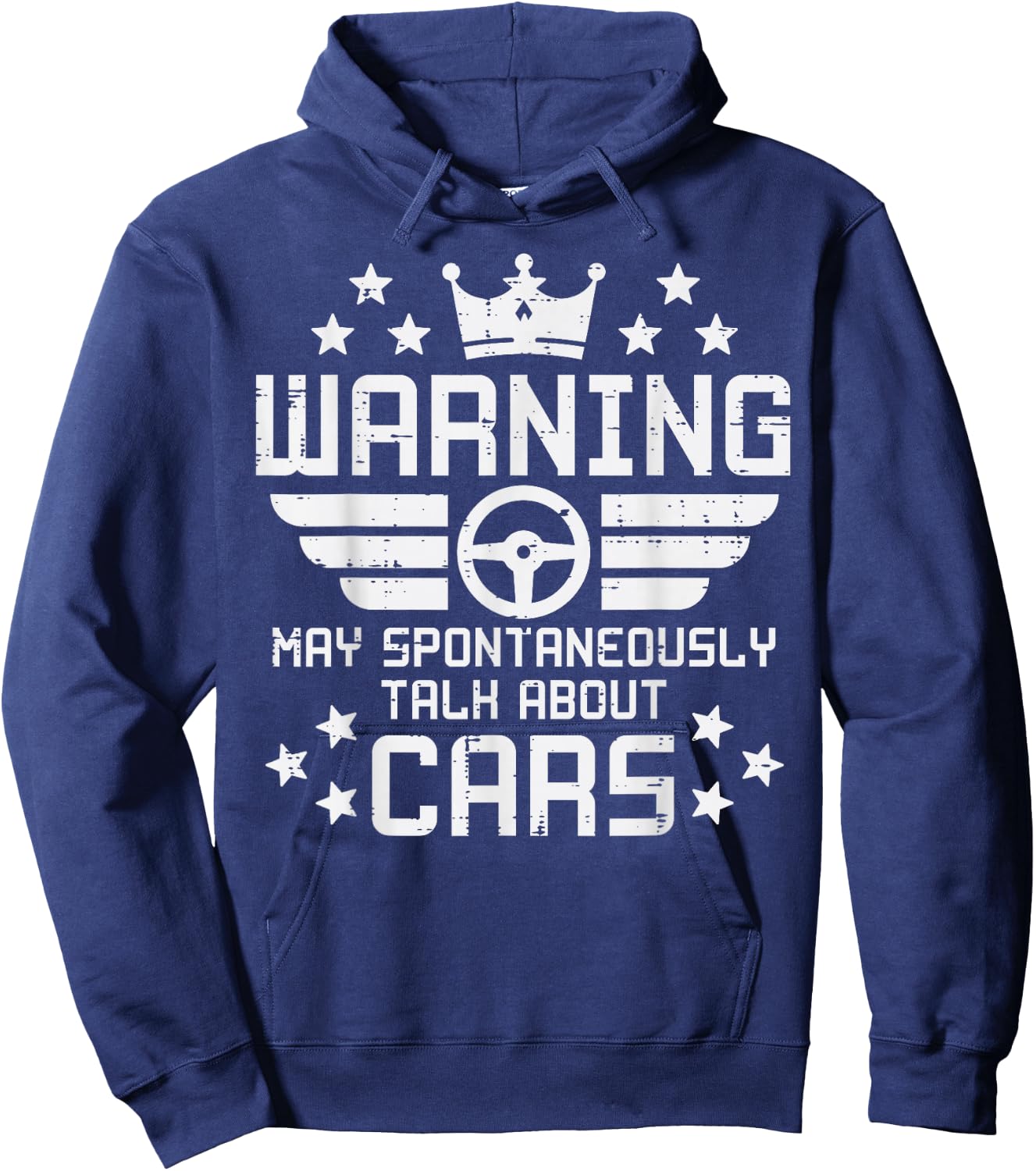 Warning Talk About Cars Funny Car Auto Mechanic Garage Men Hoodie - Hoodie | Navy