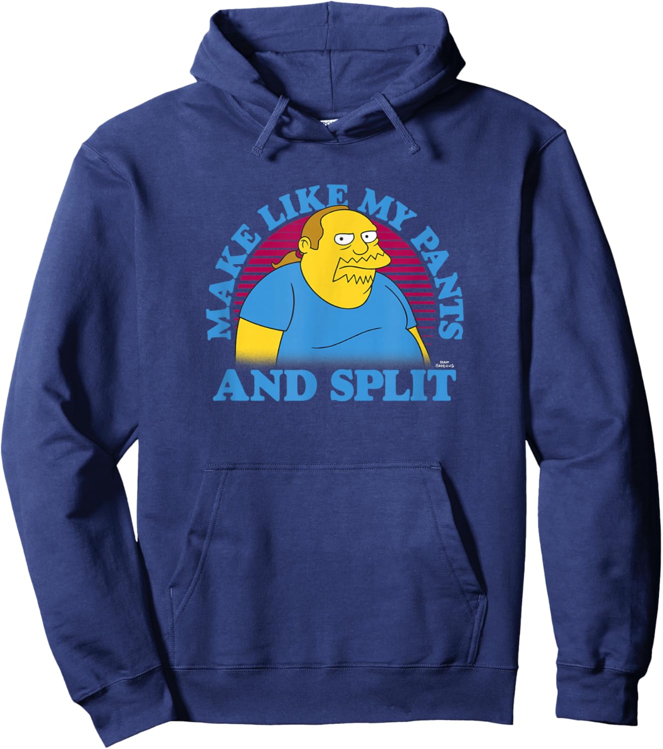 The Simpsons Comic Book Guy Make Like My Pants And Split Hoodie - Hoodie | Navy