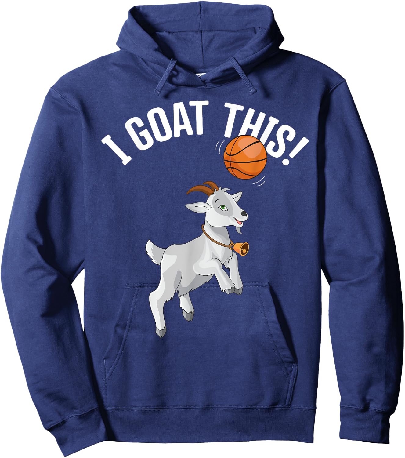 Funny Basketball "I Goat this" Goat Lover, Basketball Player Hoodie - Hoodie | Navy