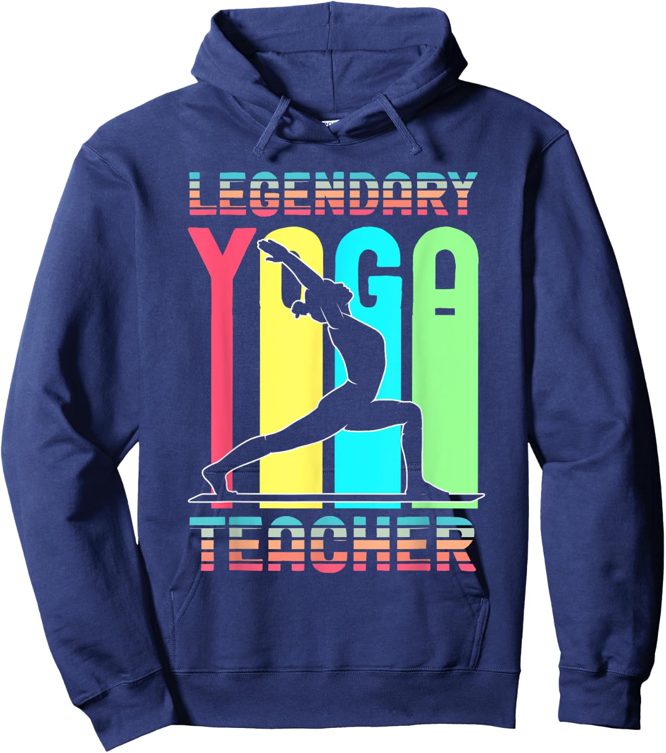 Legendary Yoga Teacher Instructor Coach Meditation Asana Zen Hoodie - Hoodie | Navy