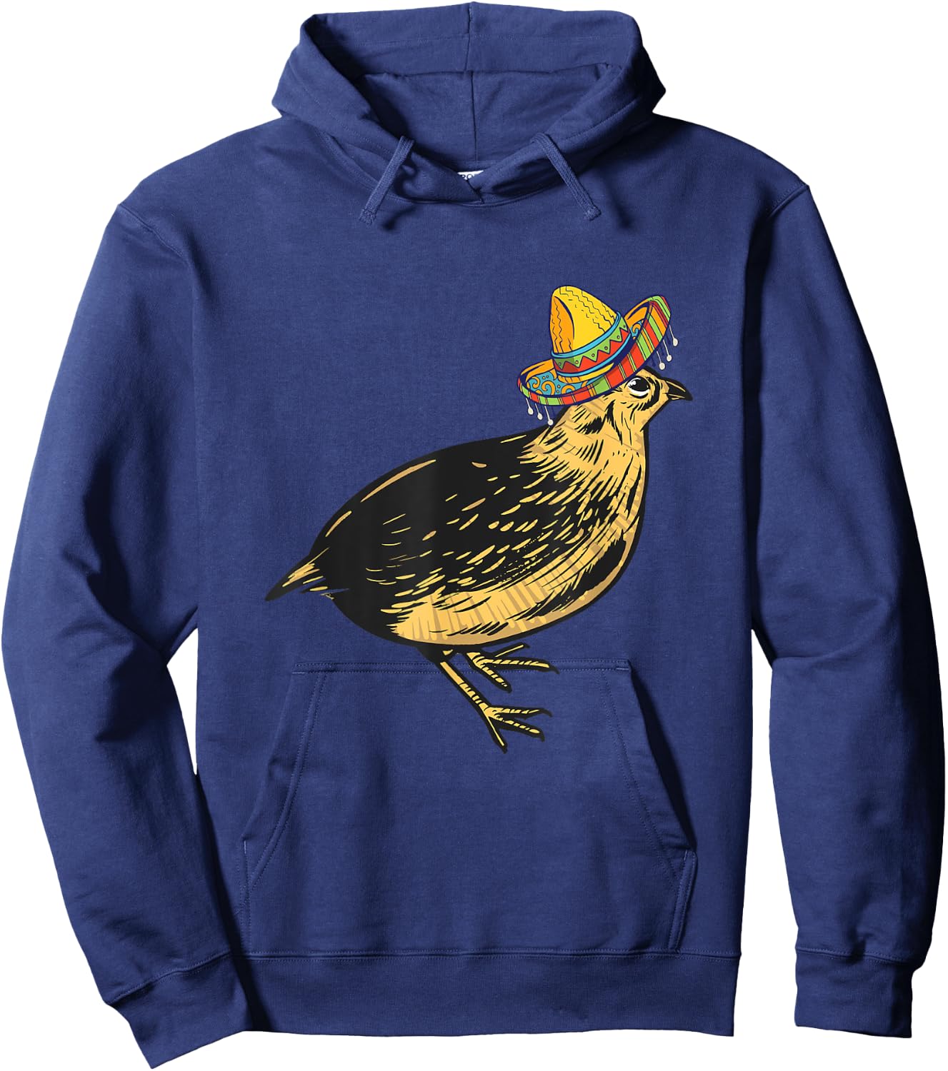 Quail Bird Sombrero Costume Mexico Cinco De Mayo Fiesta Hoodie - Hoodie | Navy
