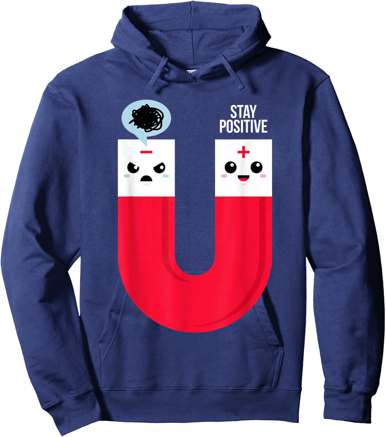 Funny Magnet Science Pun For Geeks Science Teachers Hoodie - Hoodie | Navy
