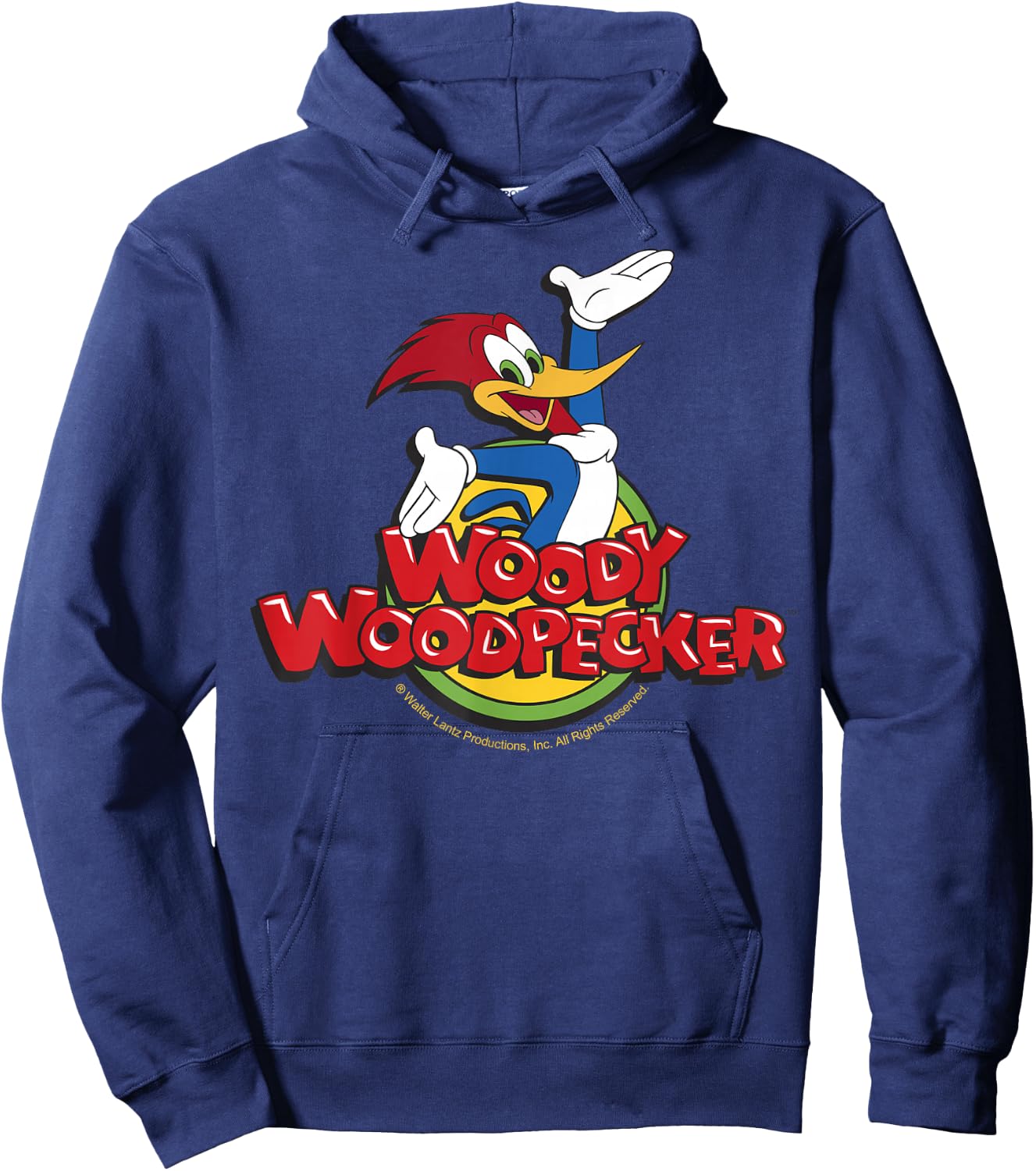 Woody Woodpecker Classic Logo Hoodie - Hoodie | Navy