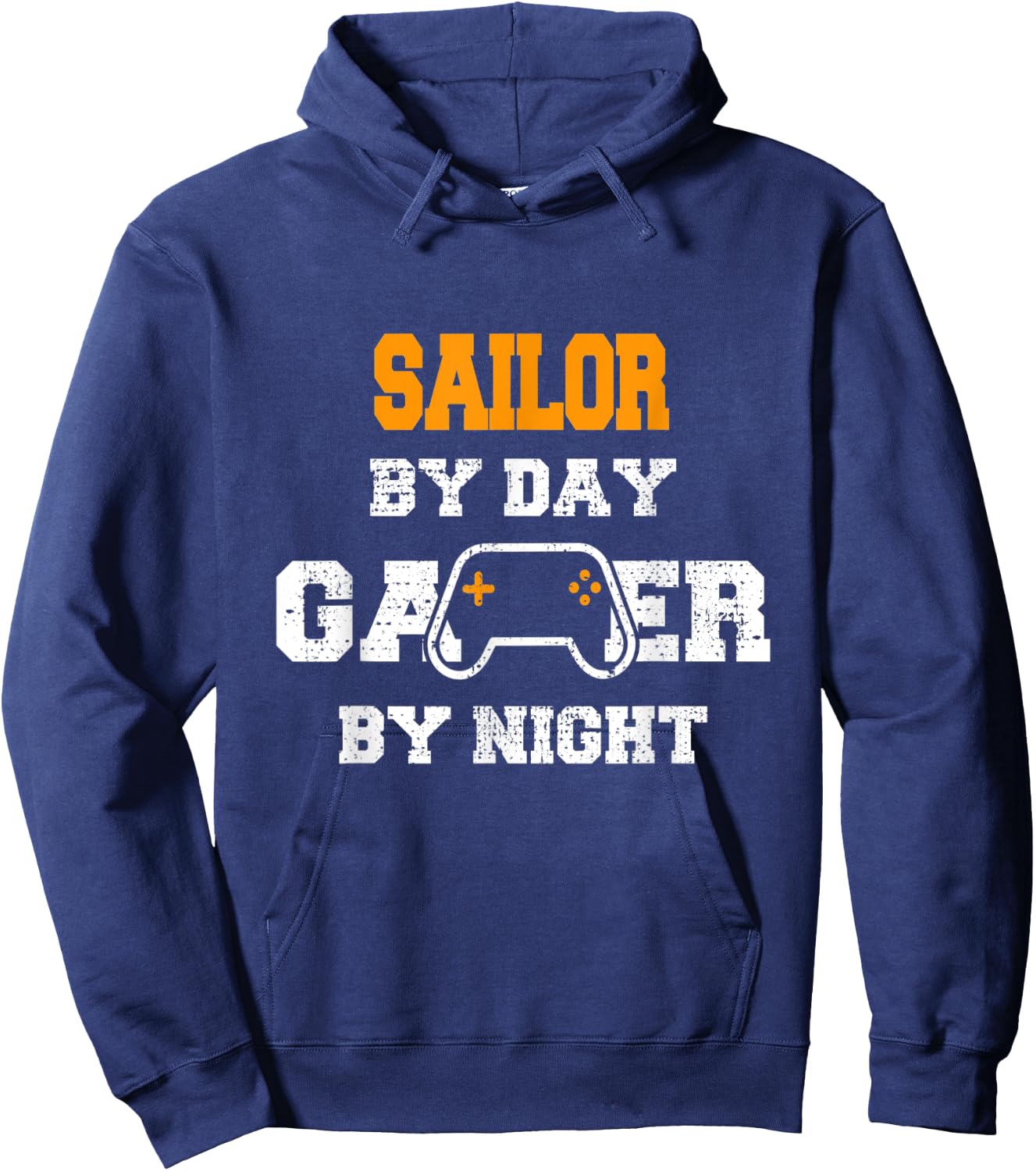 Sailor By Day Gamer By Night Gaming Hoodie - Hoodie | Navy