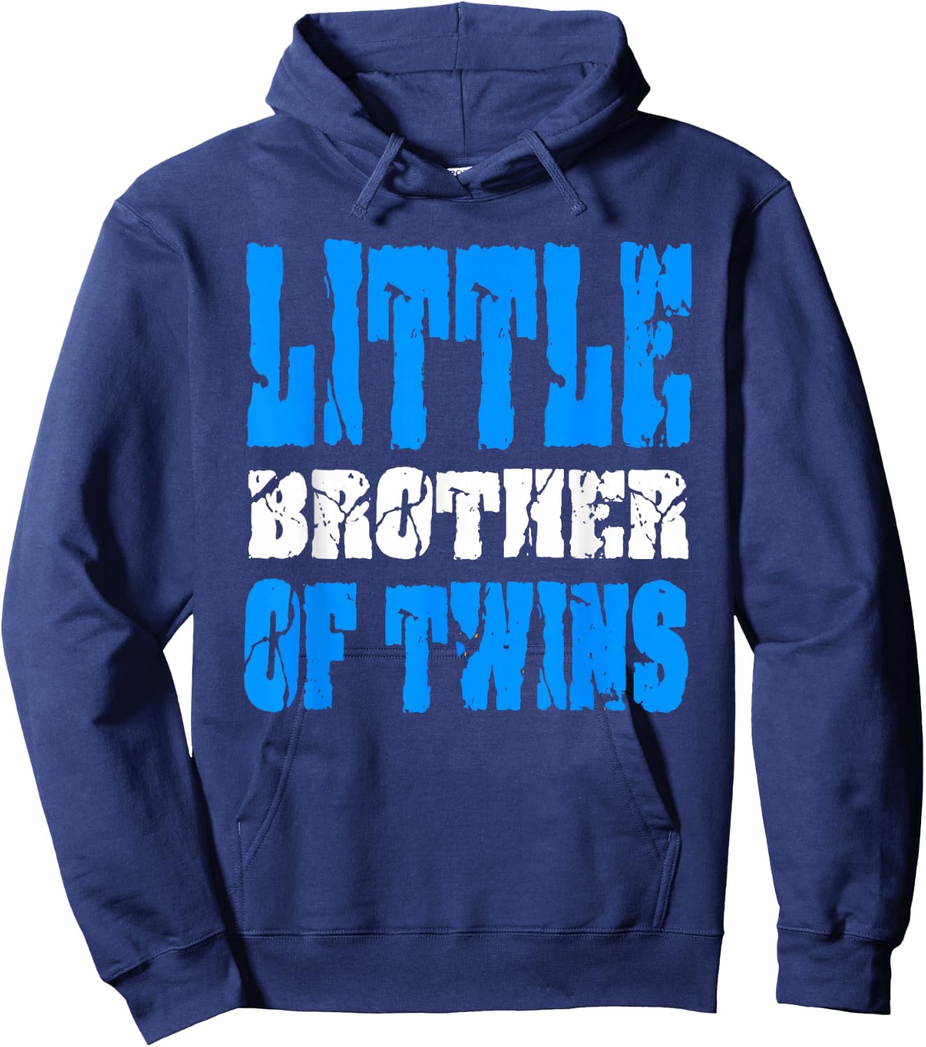 Little Brother Of Twins Gift Younger Brother Hoodie - Hoodie | Navy