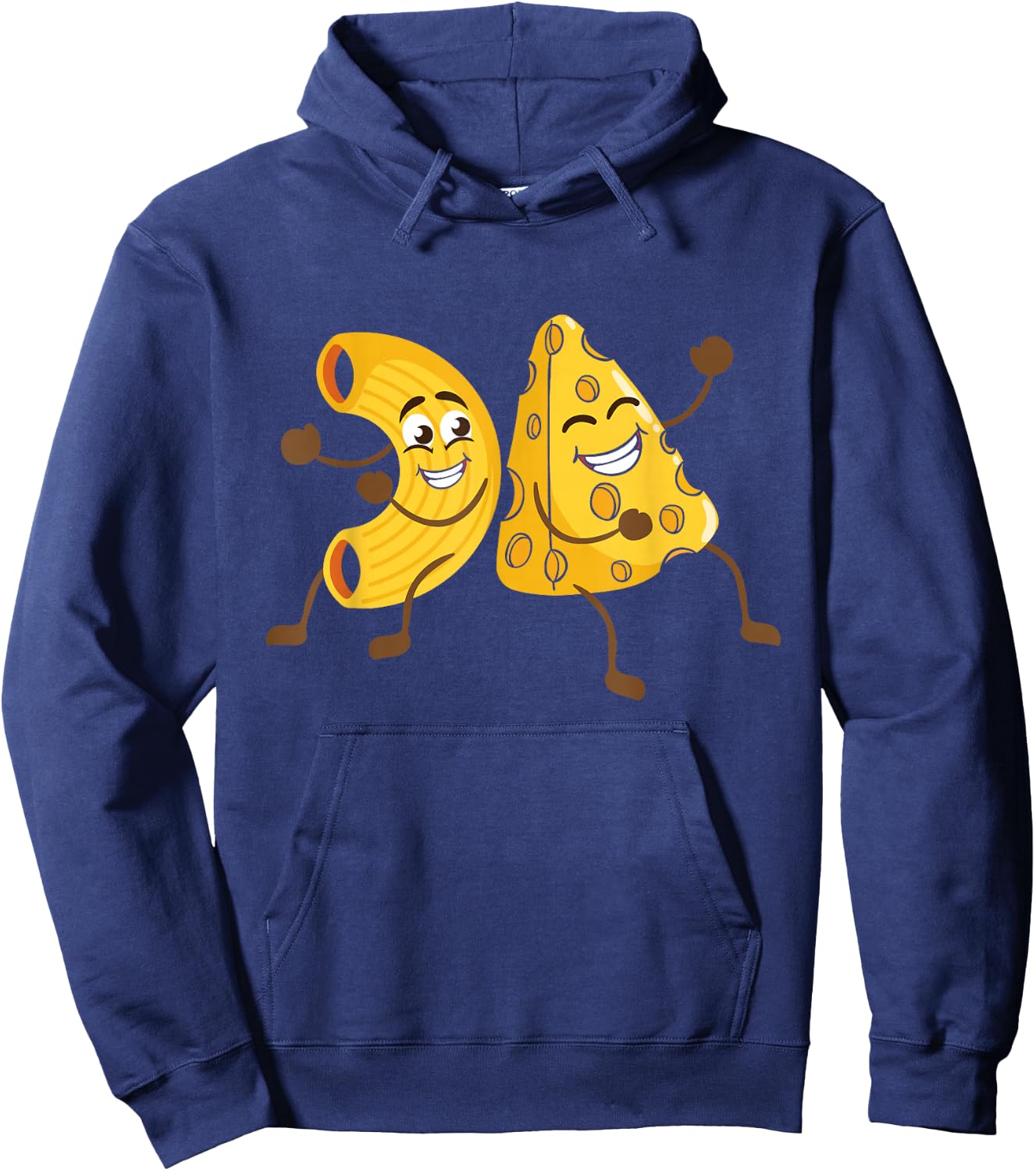 Funny Mac & Cheese - Cheesy Macaroni Restaurant Food Lover Hoodie - Hoodie | Navy