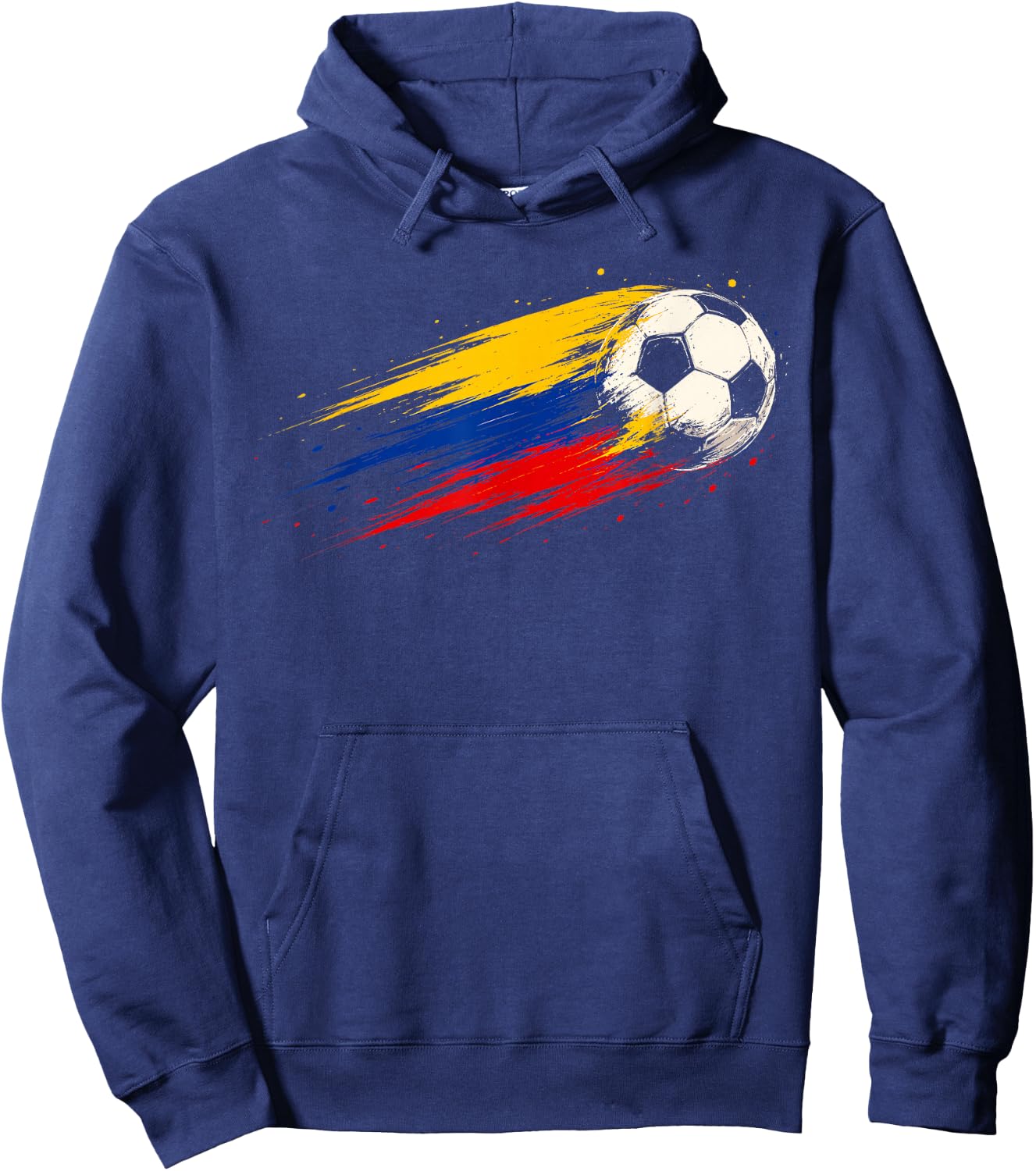Colombia Soccer Vintage Flag Colombian Football Men Boy Kids Hoodie - Hoodie | Navy