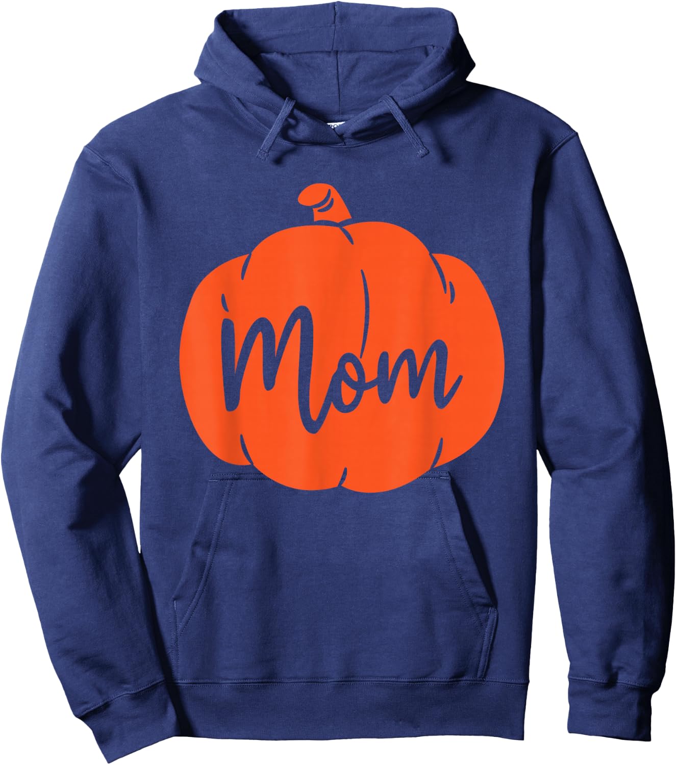 Pumpkin Mom Mother Matching Family Halloween Hoodie - Hoodie | Navy