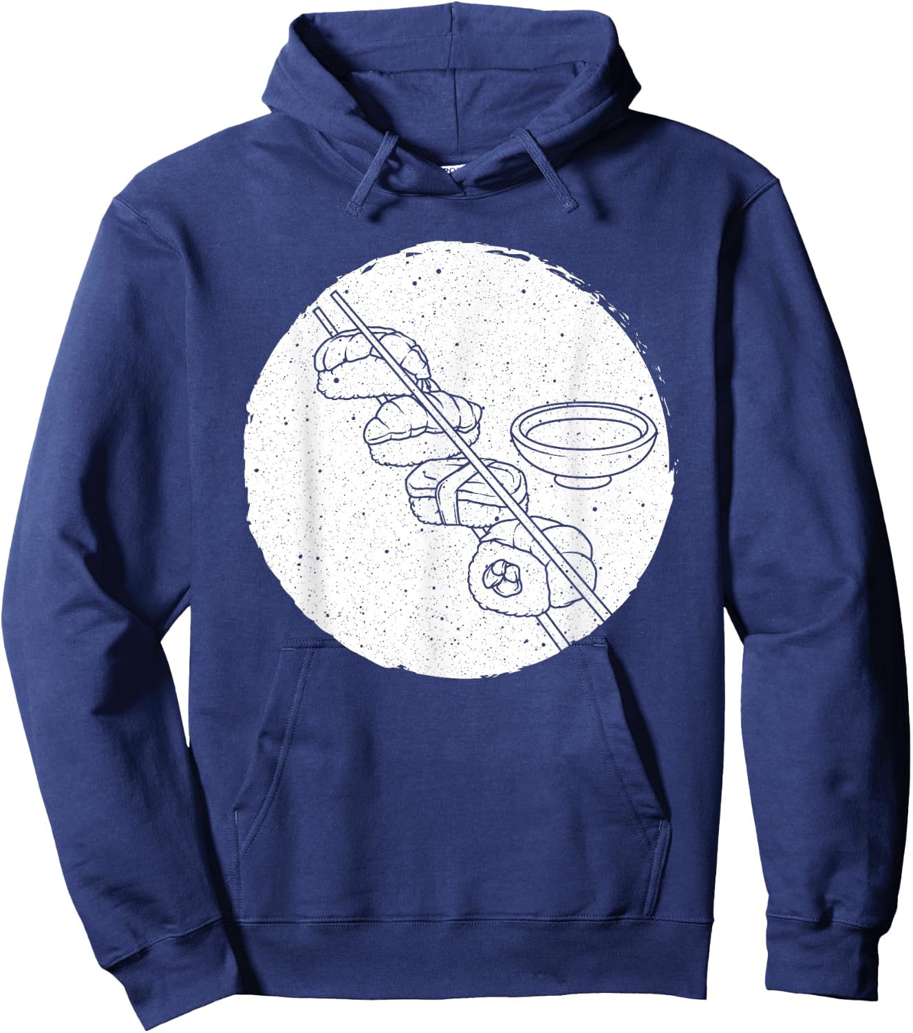 Funny Sushi Art Women Sushi Lover Japan Restaurant Hoodie - Hoodie | Navy