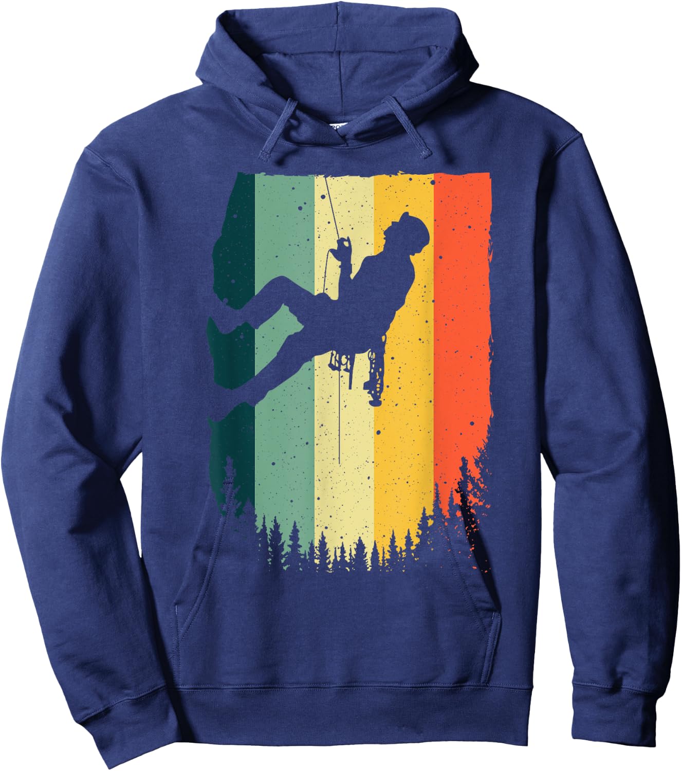 Cool Rock Climbing Women Mountain Climber bouldering Hoodie - Hoodie | Navy
