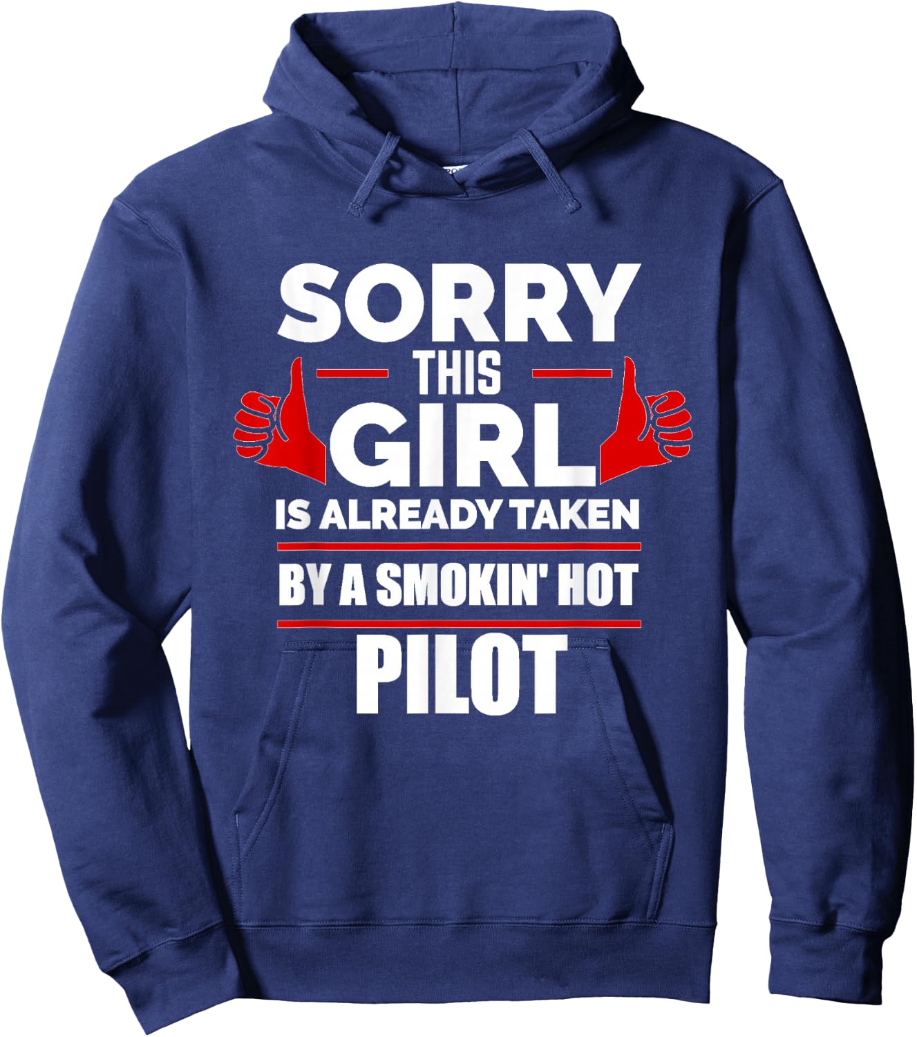 Sorry, this girl is kidnapped by Tuxedo Hot Pilot Relationship Hoodie - Hoodie | Navy