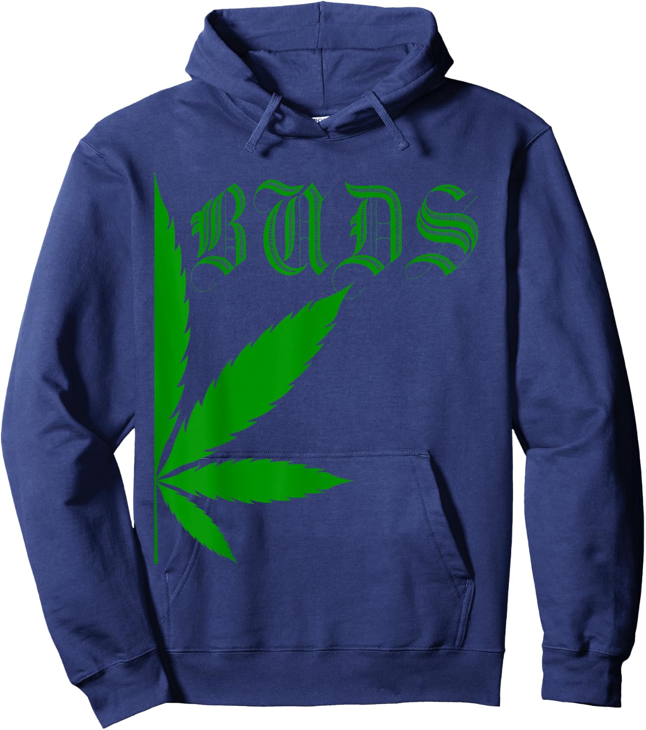 Matching Best Buds Couples Gift BFF Marijuana Leaf Weed Hoodie - Hoodie | Navy