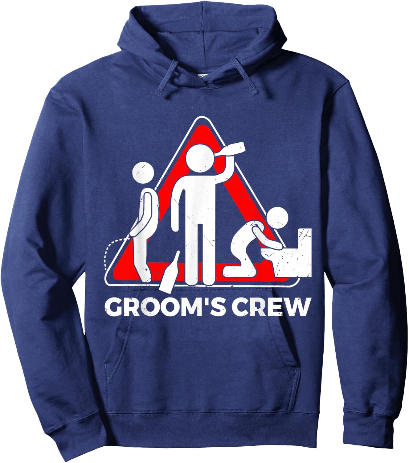 Groom's Crew T Shirt | Groom Groomsmen | Bachelor Party Hoodie - Hoodie | Navy