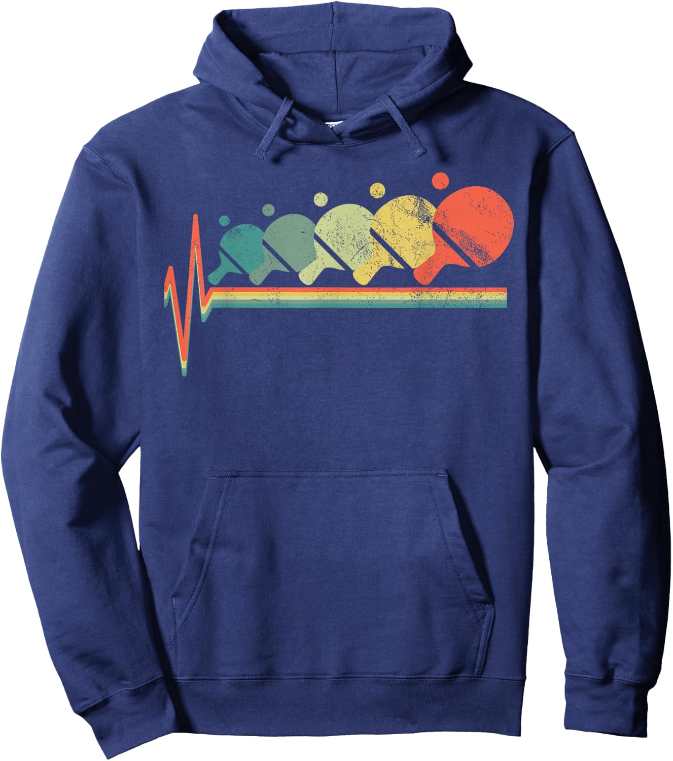Table Tennis Heartbeat Hoodie - Hoodie | Navy