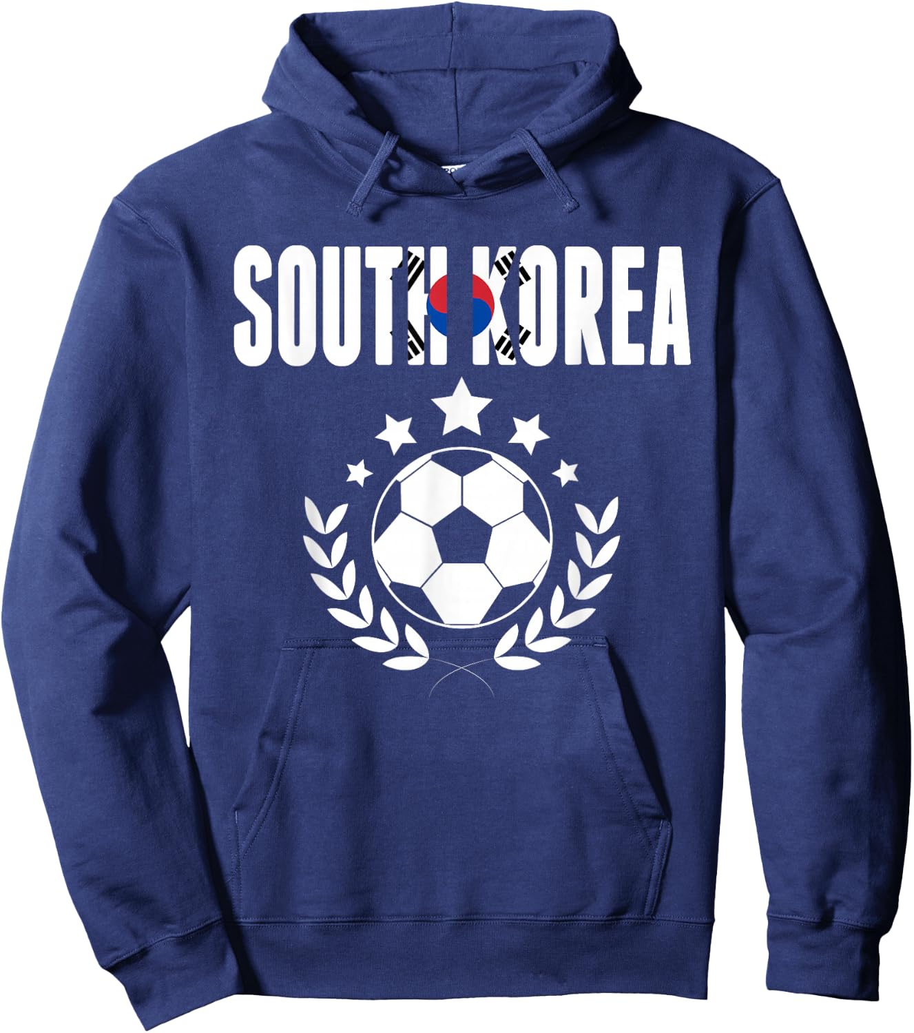 South Korea Soccer Fans Jersey - Korean Flag Football Lovers Hoodie - Hoodie | Navy