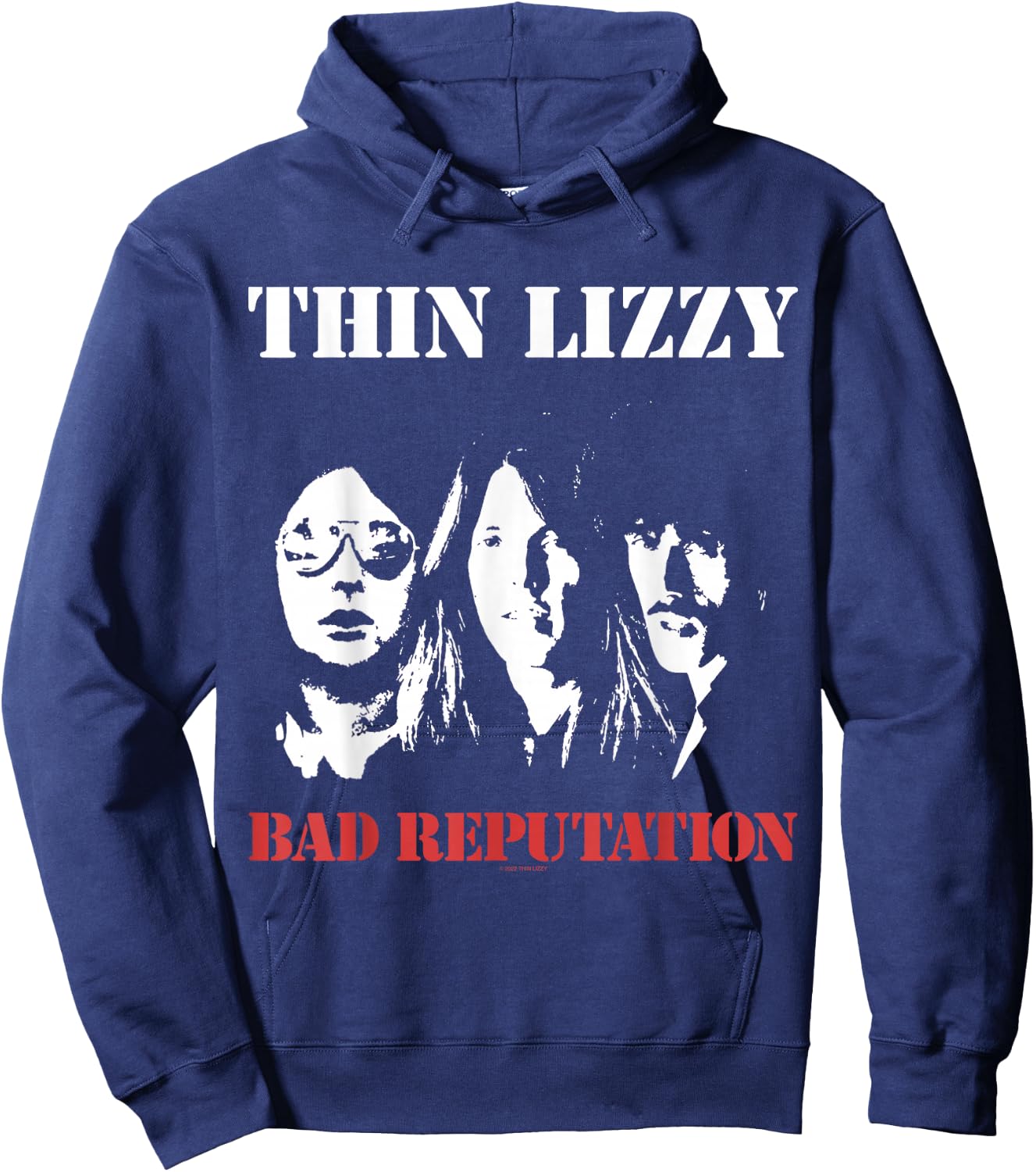 Thin Lizzy – Bad Reputation Hoodie - Hoodie | Navy