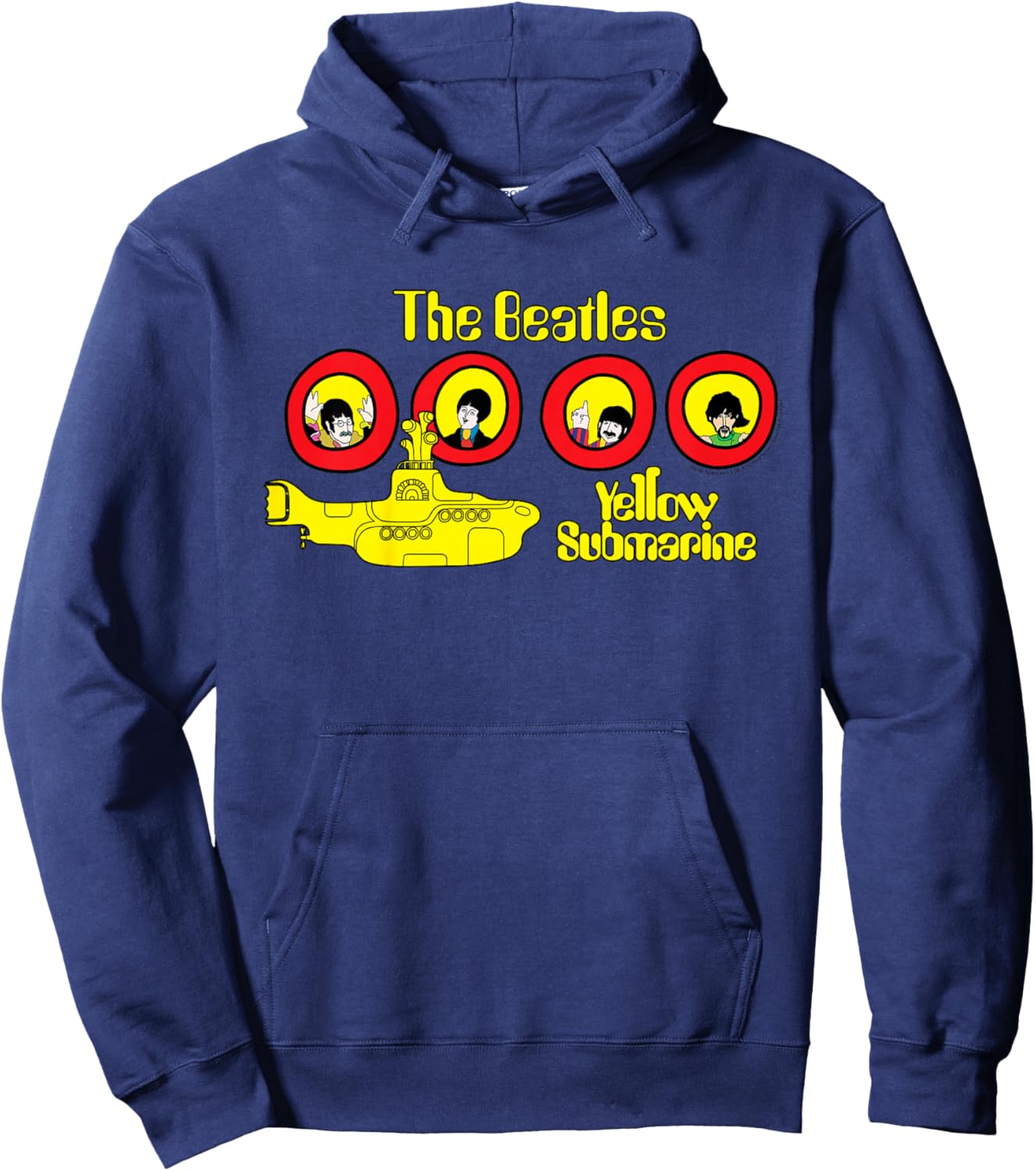 The Beatles - Yellow Submarine Hoodie - Hoodie | Navy