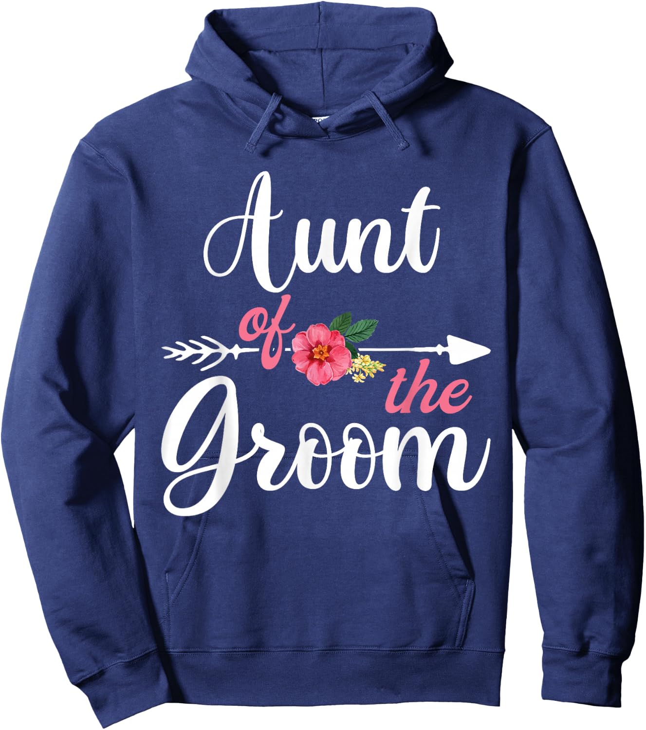 Aunt Of The Groom Shirts , Bachelor Party Aunty Hoodie - Hoodie | Navy